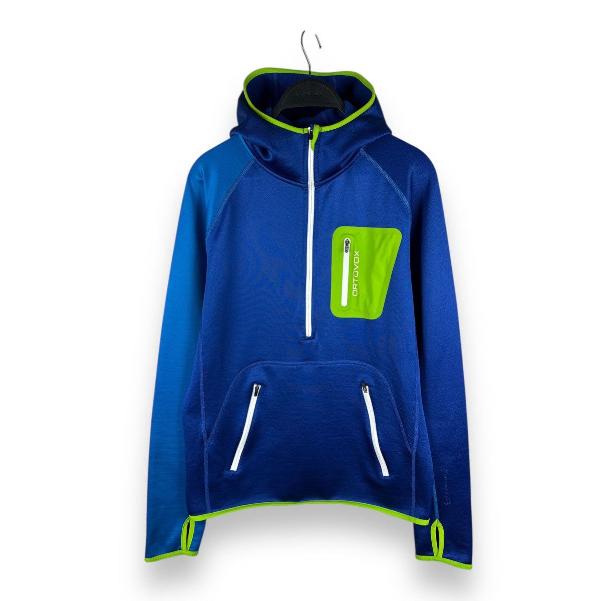 ORTOVOX Ortovox Merino Inside 1/2 Zip Hooded Fleece Jacket Hiking Size US M / EU 48-50 / 2 - 1 Thumbnail