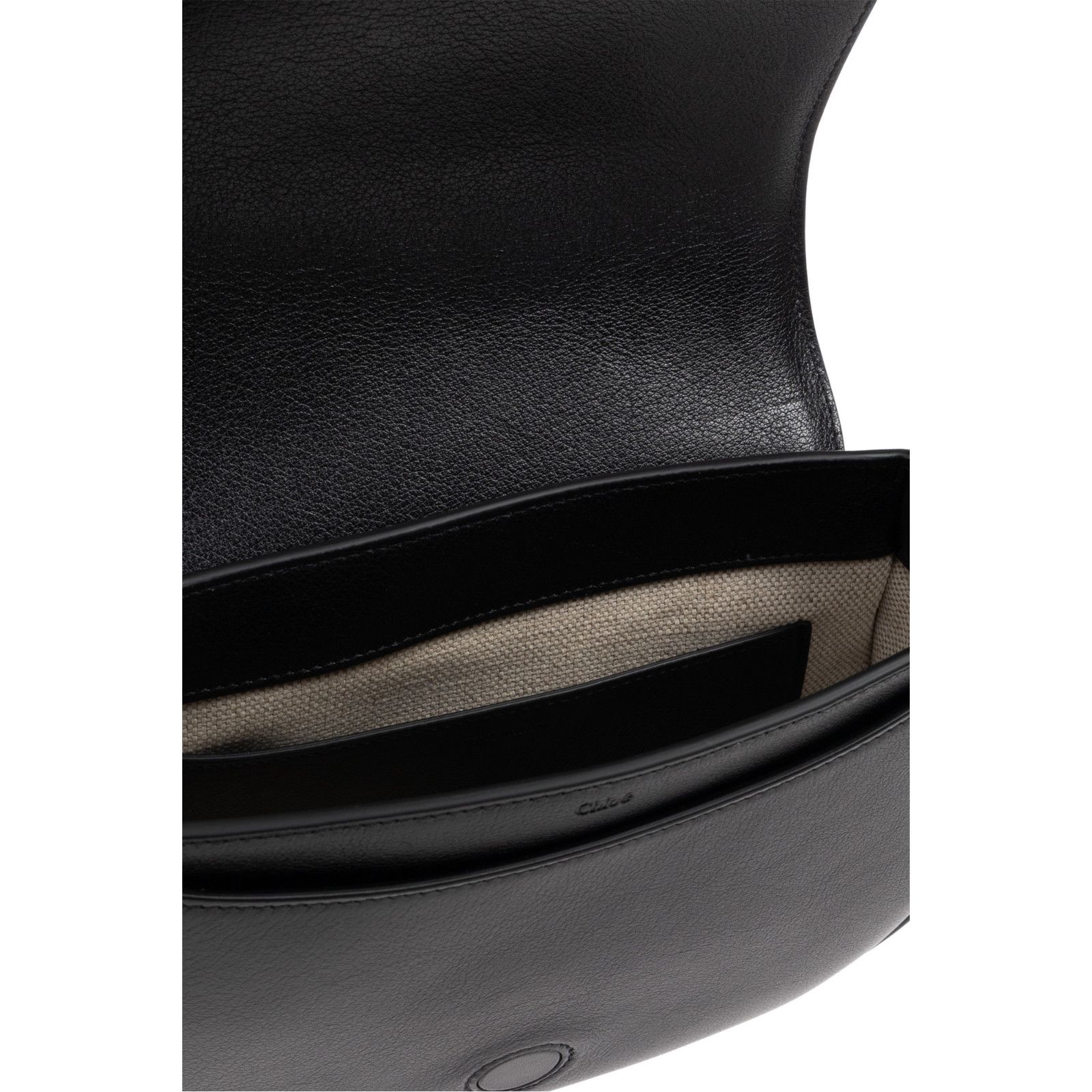 Chloe Chloe Horse Medal Black Soft Leather Shoulder Bag New & Auth Size ONE SIZE - 4 Thumbnail