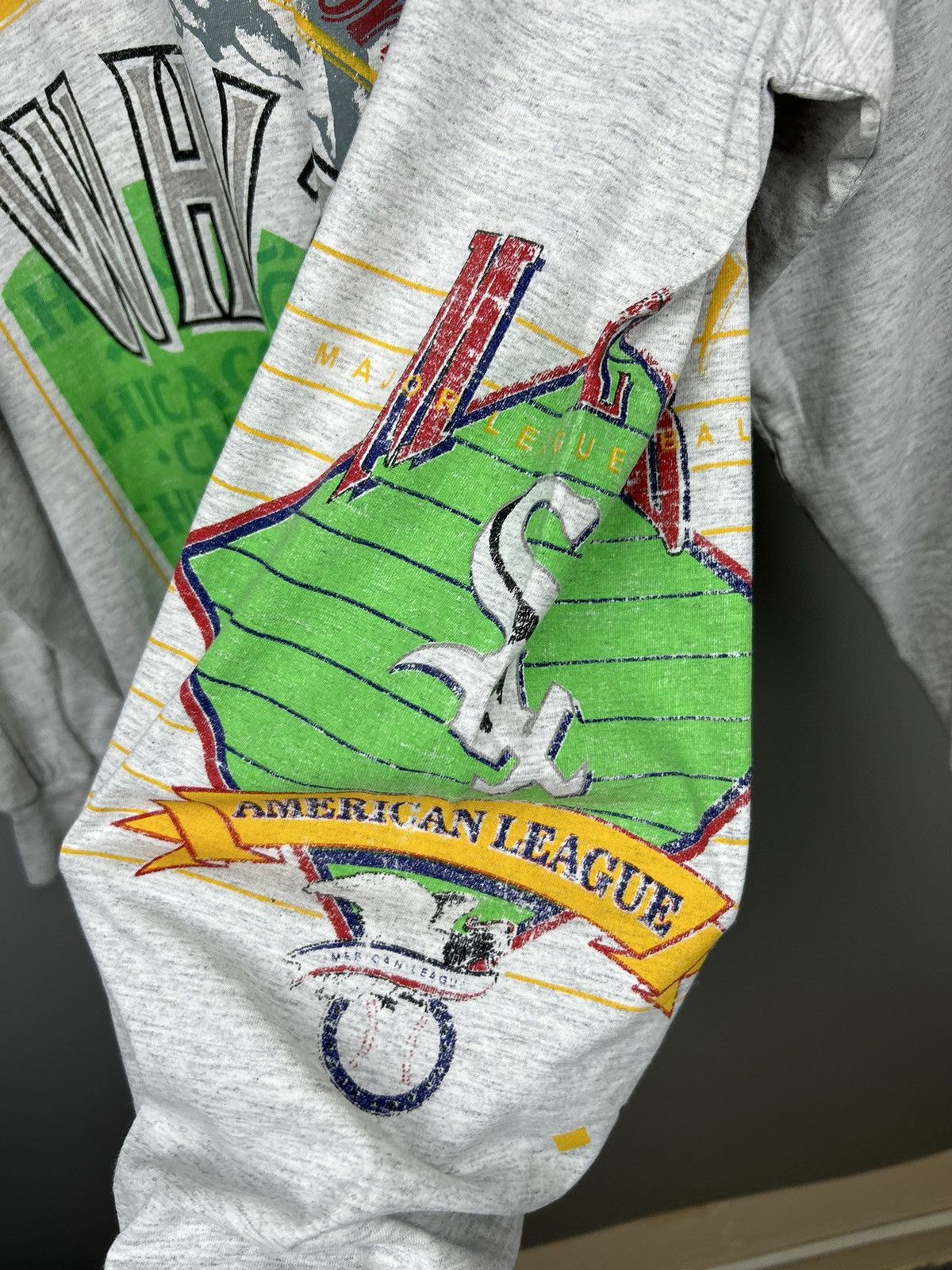 MLB × Vintage Vintage Chicago White Sox Graphic Baseball USA Long Sleeve Size US M / EU 48-50 / 2 - 11 Thumbnail