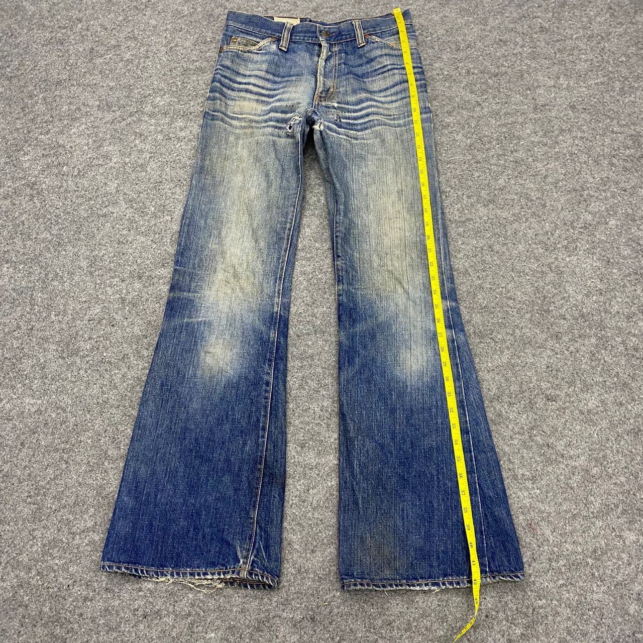 Japanese Brand 💥Best Offer💥Vintage Mc Campbell Bootcut Distressed Denim Size US 30 / EU 46 - 3 Thumbnail