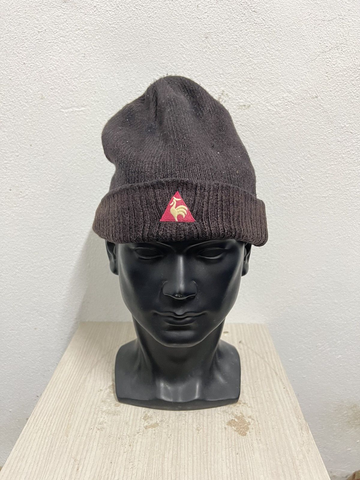 Le Coq Sportif Vintage Le Coq Sportif Big Logo Beanie Hat Size ONE SIZE - 2 Thumbnail