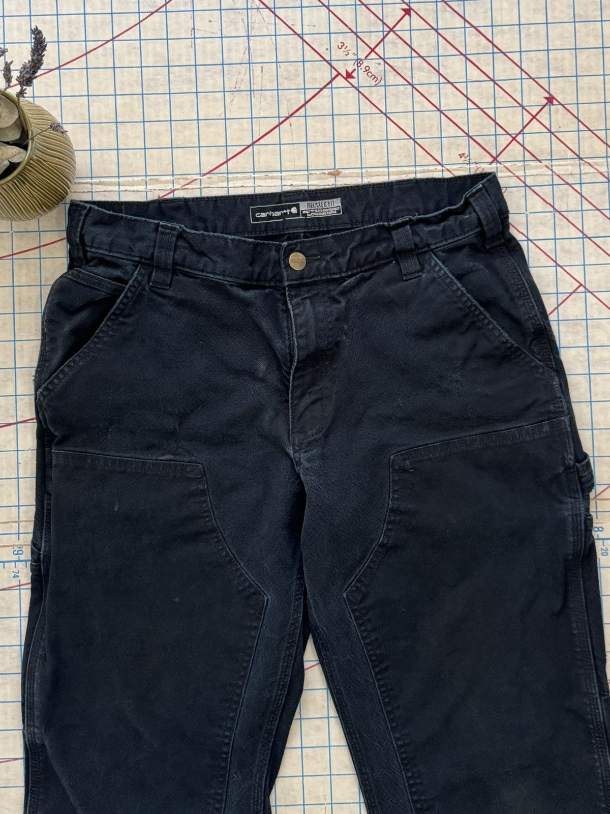 Carhartt Carhartt Double Knee Workwear Pants Size 33 Broken Zipper Size US 33 - 4 Thumbnail