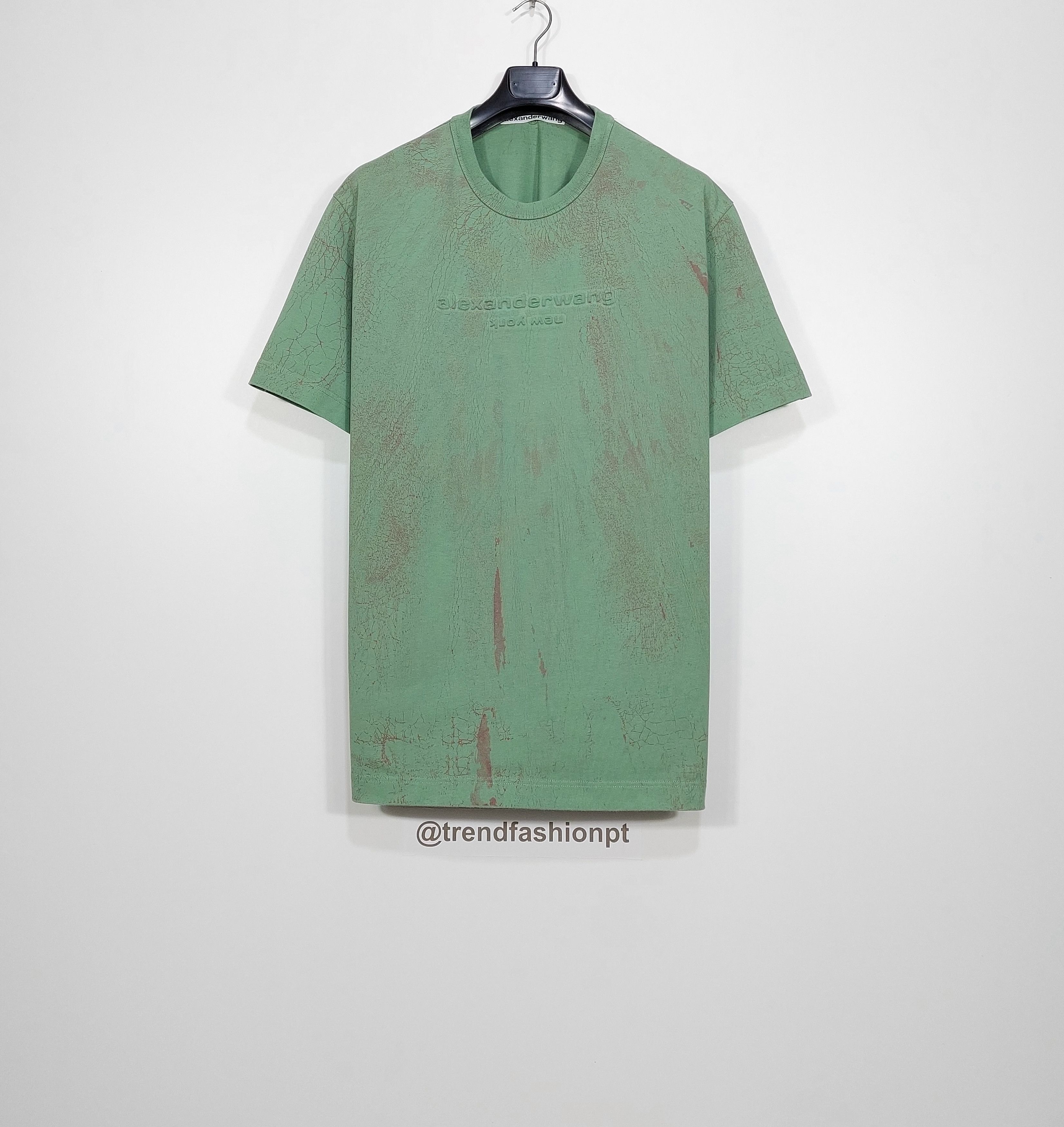 Embossed logo tshirt - kelly green