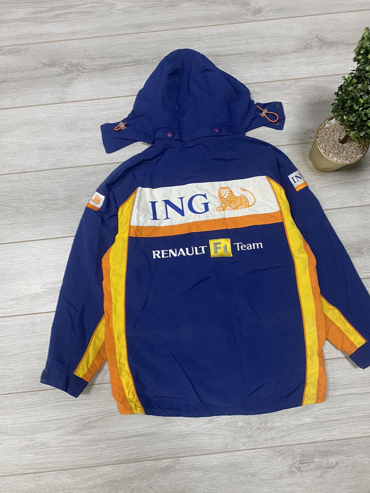 NASCAR Renault F1 ING Team vintage racing jacket windbreaker Size US S / EU 44-46 / 1 - 9 Thumbnail