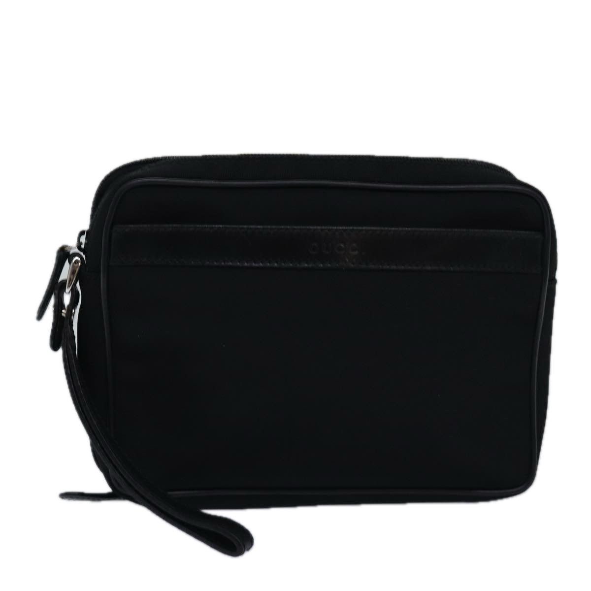 Gucci Black Synthetic Clutch Bag (Pre-Owned) Size ONE SIZE - 1 Thumbnail