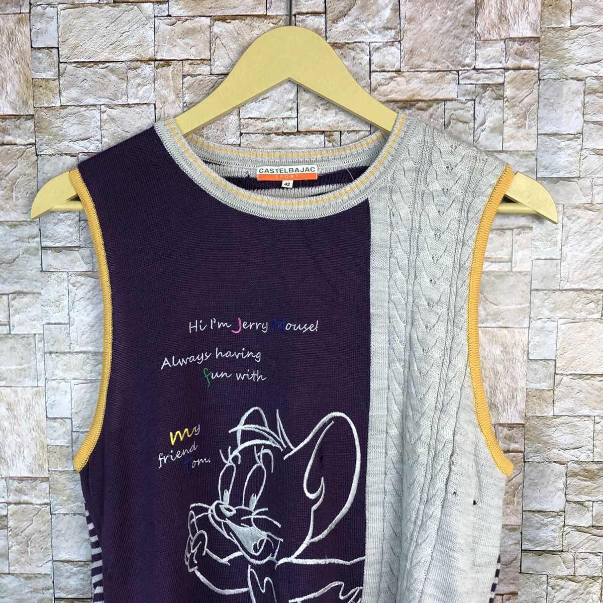 Jean Charles De Castelbajac Jean Charles De Castelbajac X Tom & Jerry Purple shirt #A423 Size US XS / EU 42 / 0 - 5 Thumbnail