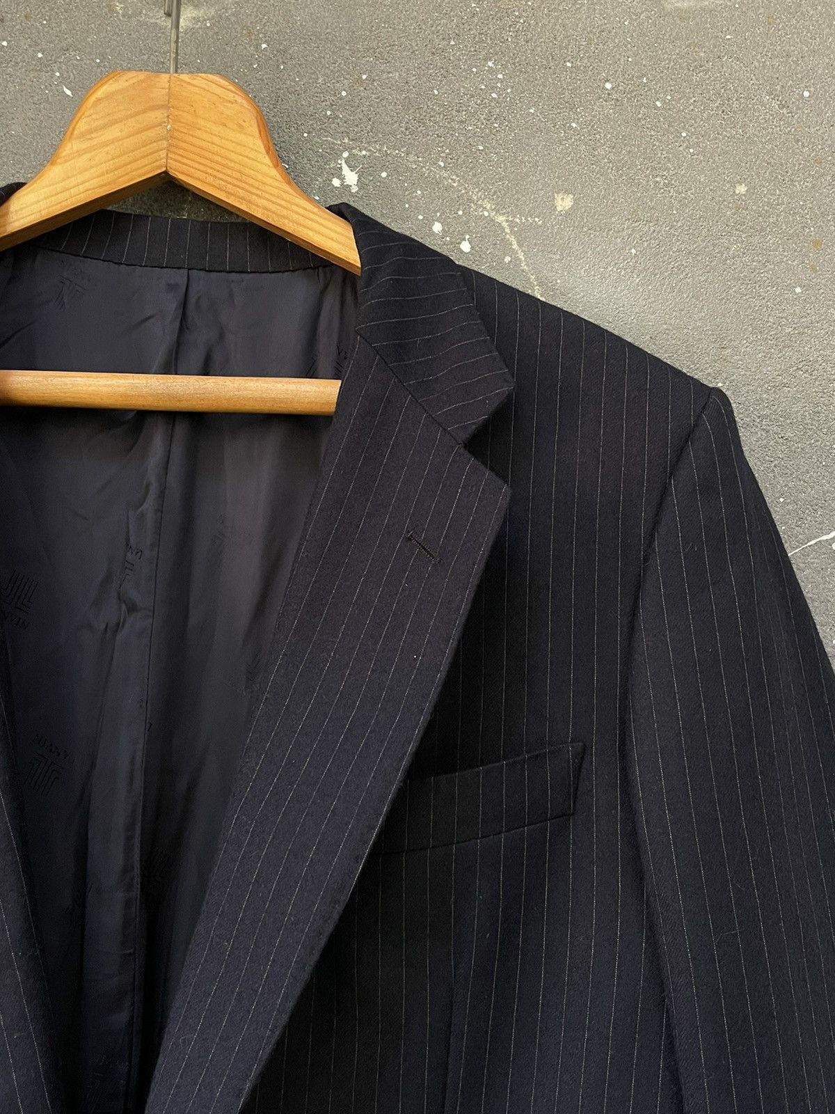 Lanvin Vintage 80’s Lanvin Wool Lana Vergine Blazer RARE Size 50R - 14 Thumbnail