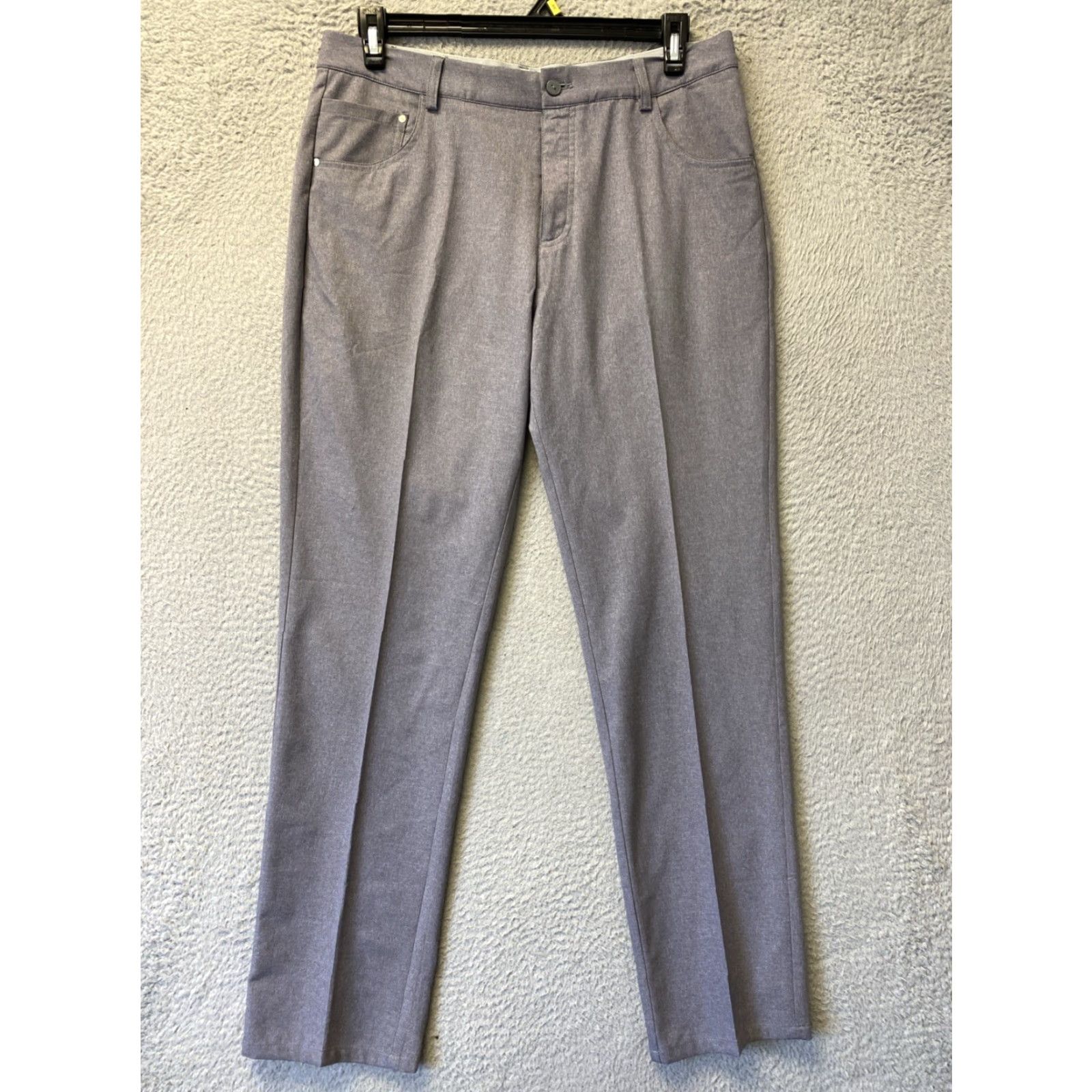 Puma Puma Tailored Golf Pants Tapered Leg Stretch Waist 34x32 Gray Mens Pants 100% Polyester Casual Stretch Day on Course Size US 34 / EU 50 - 2 Thumbnail