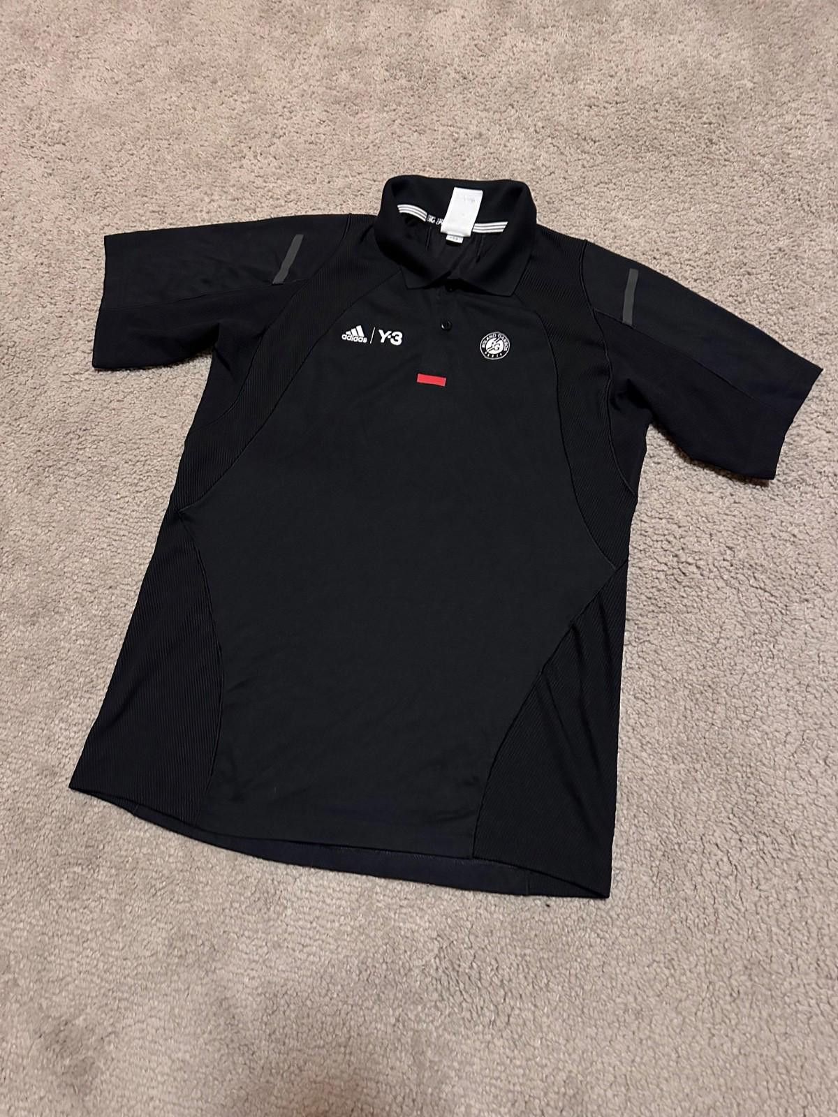 Adidas Yohii Yamamoto Adidas Y-3 Roland Garros French Open T-Shirt Size US M / EU 48-50 / 2 - 2 Thumbnail