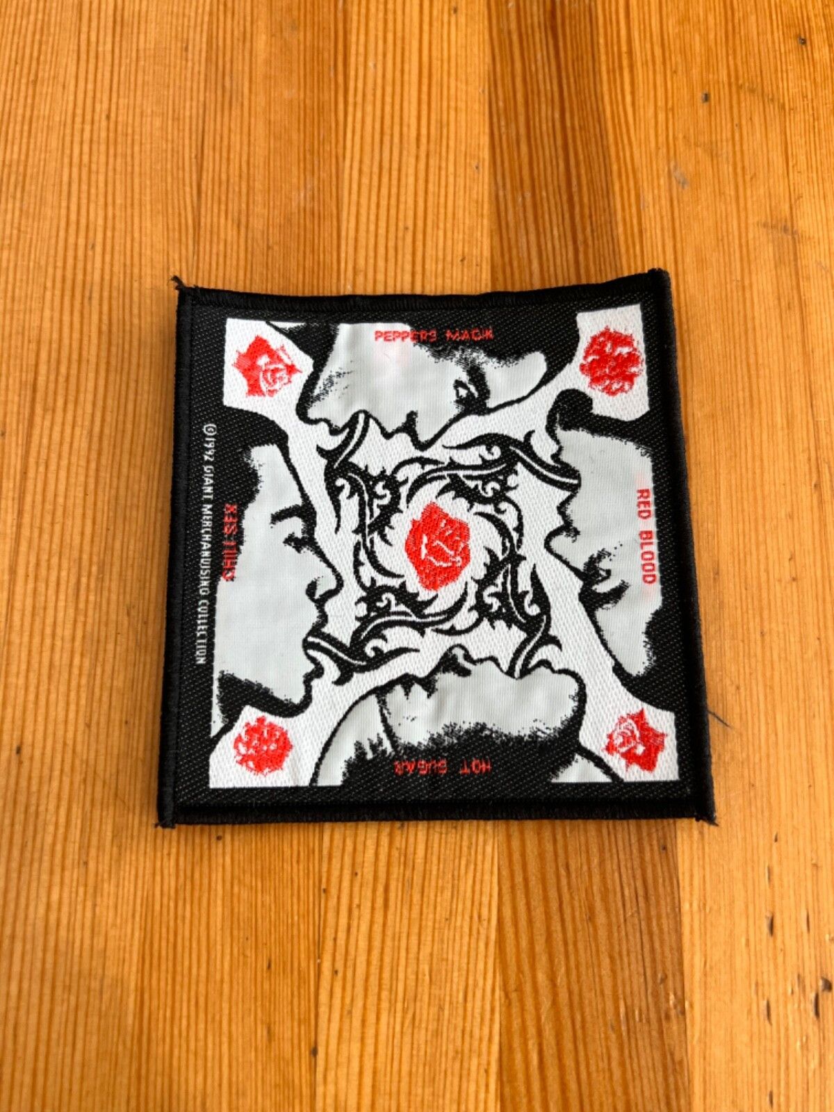 Band Tees Vintage 90s Red Hot Chilli Peppers RHCP Band Small Patch Size ONE SIZE - 1 Thumbnail