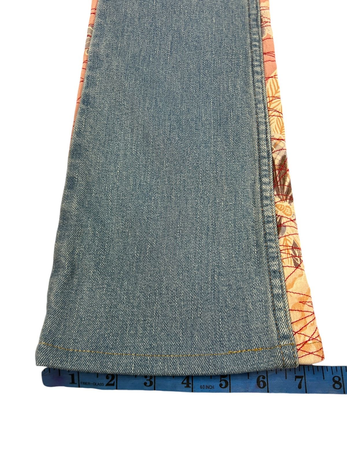 Japanese Brand × Kamakura Vintage Glamdy Japan Embroidery Sukajan Flowers Jeans Size US 28 / EU 44 - 23 Thumbnail