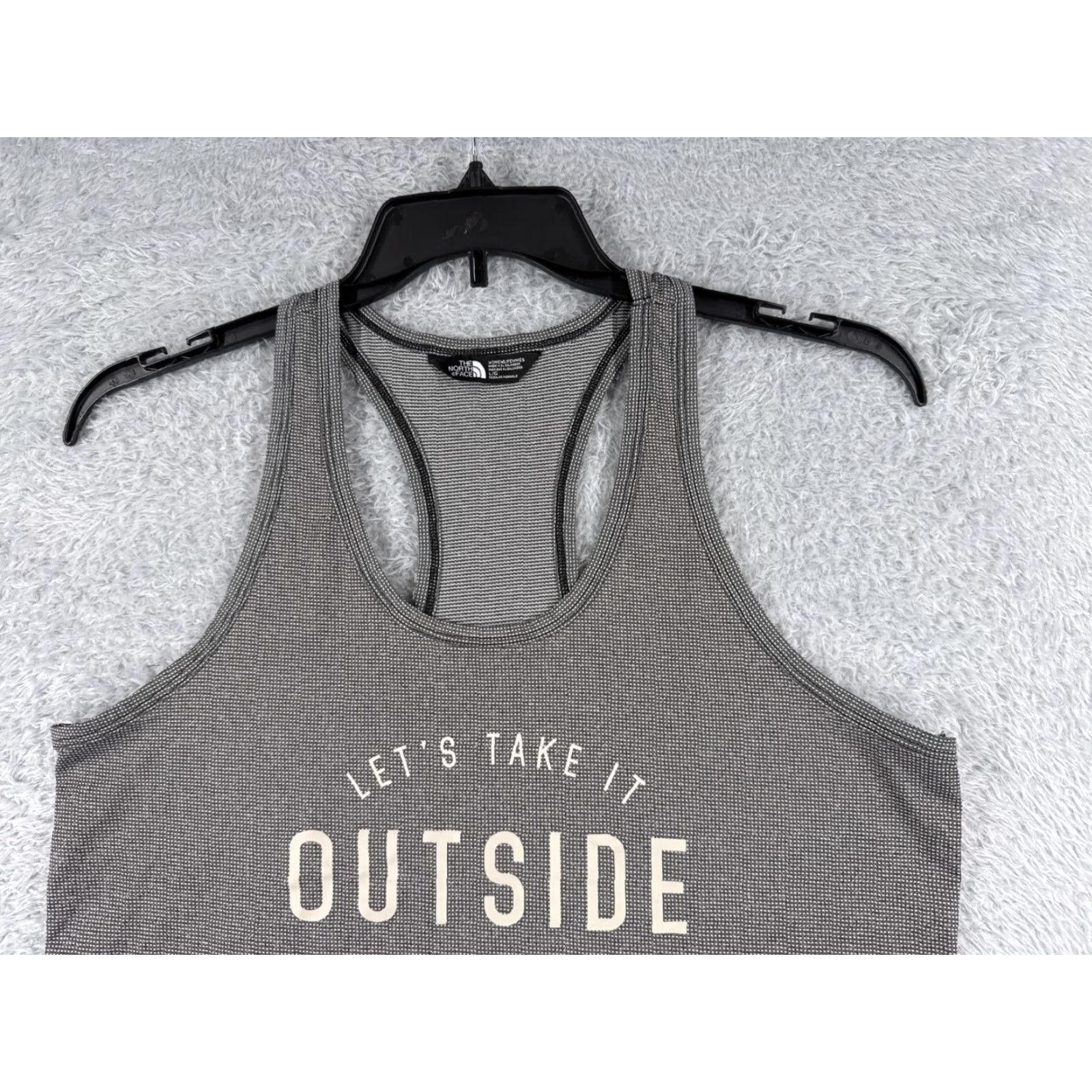 The North Face The North Face Shirt Women L Gray Tank Sleeveless Pullover Jersey Polyester Casual Workwear - Class, Outdoor, Basic, 90s? Size L / US 10 / IT 46 - 4 Thumbnail