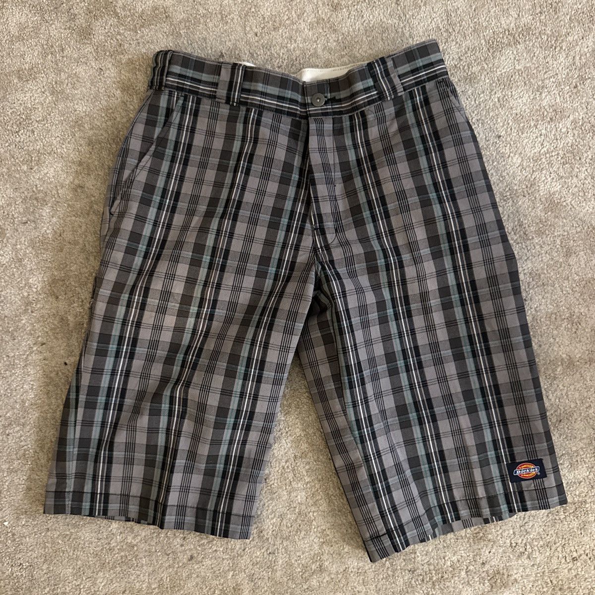 Dickies Baggy Dickies Plaid Jorts Size US 31 - 1 Thumbnail