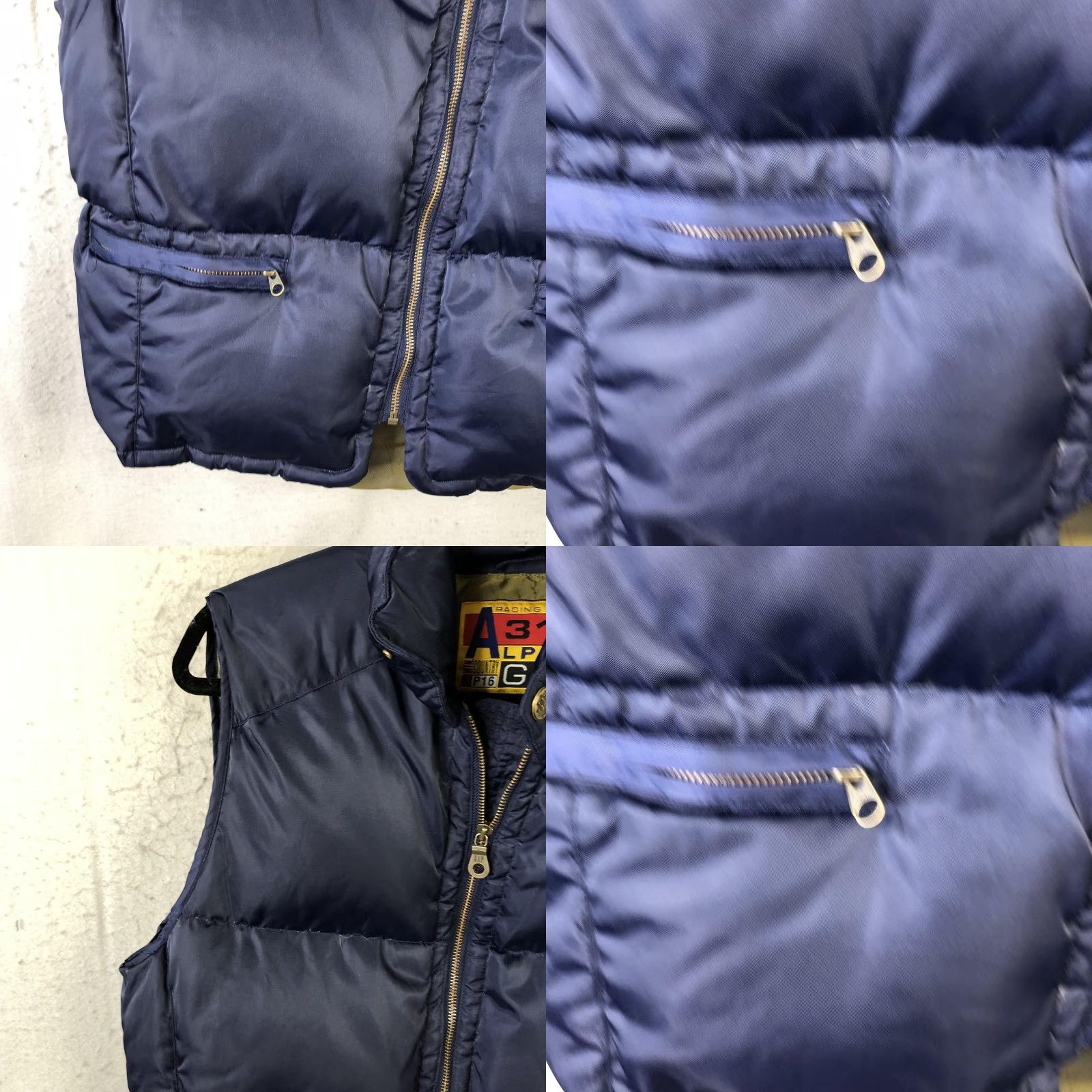 Gap VINTAGE Gap A317 Alpine Vest Mens Medium Blue Down Puffer Racing Ski 90s Size US M / EU 48-50 / 2 - 10 Thumbnail
