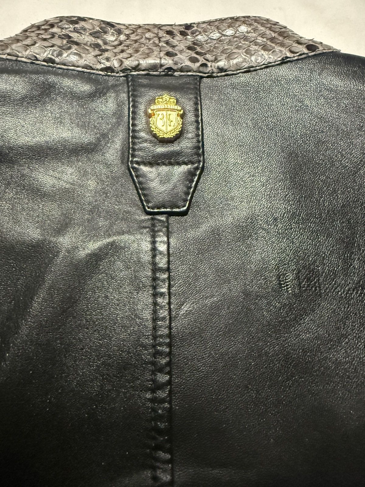 Billionaire Couture Billionaire (Made In Italy) Leather Jacket Size US L / EU 52-54 / 3 - 11 Thumbnail