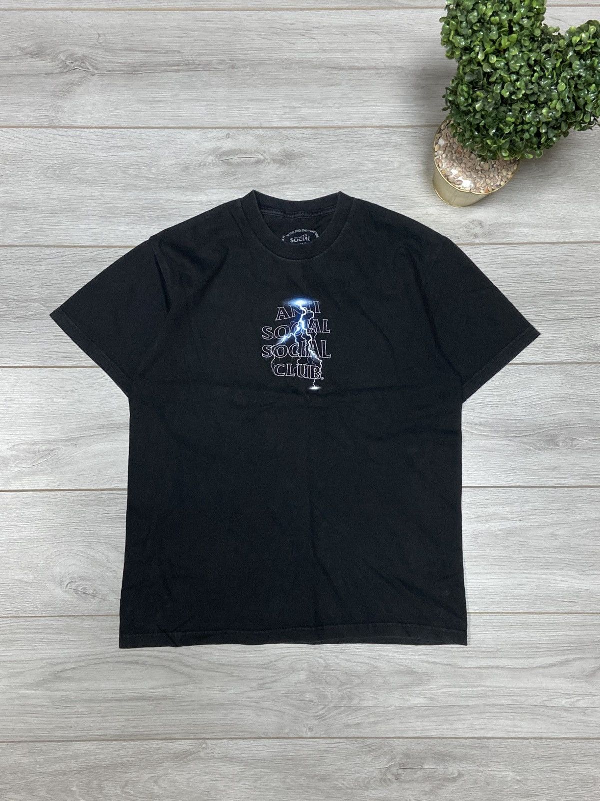 Anti Social Social Club Anti Social Social Club USA reflective Lightning Tee Y2K Size US L / EU 52-54 / 3 - 2 Thumbnail