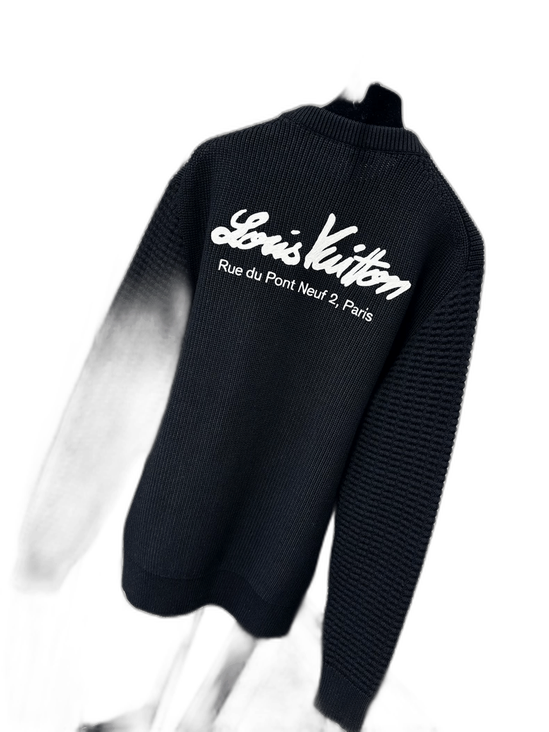 Louis Vuitton Louis Vuitton Nigo Collaboration Black Sweater-2506 Size US S / EU 44-46 / 1 - 1 Thumbnail