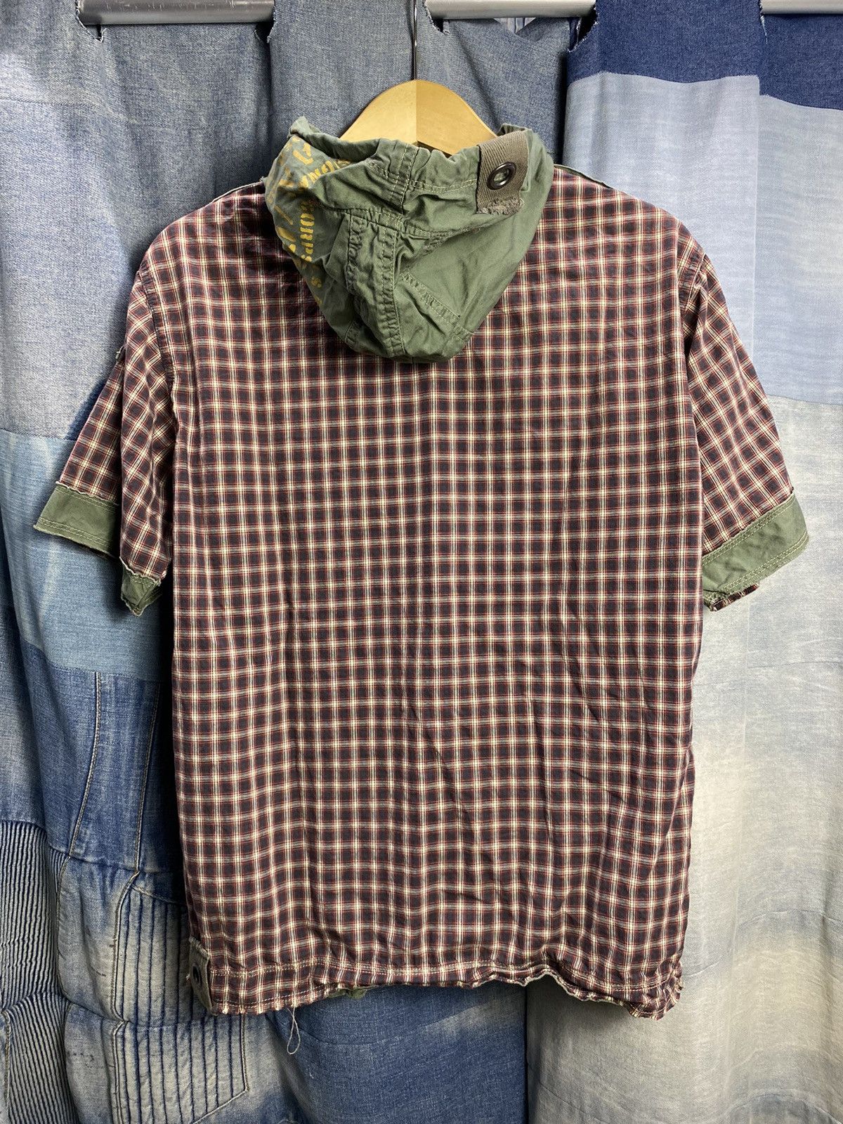Vintage avirex shirt hood us army military style Size US L / EU 52-54 / 3 - 10 Thumbnail