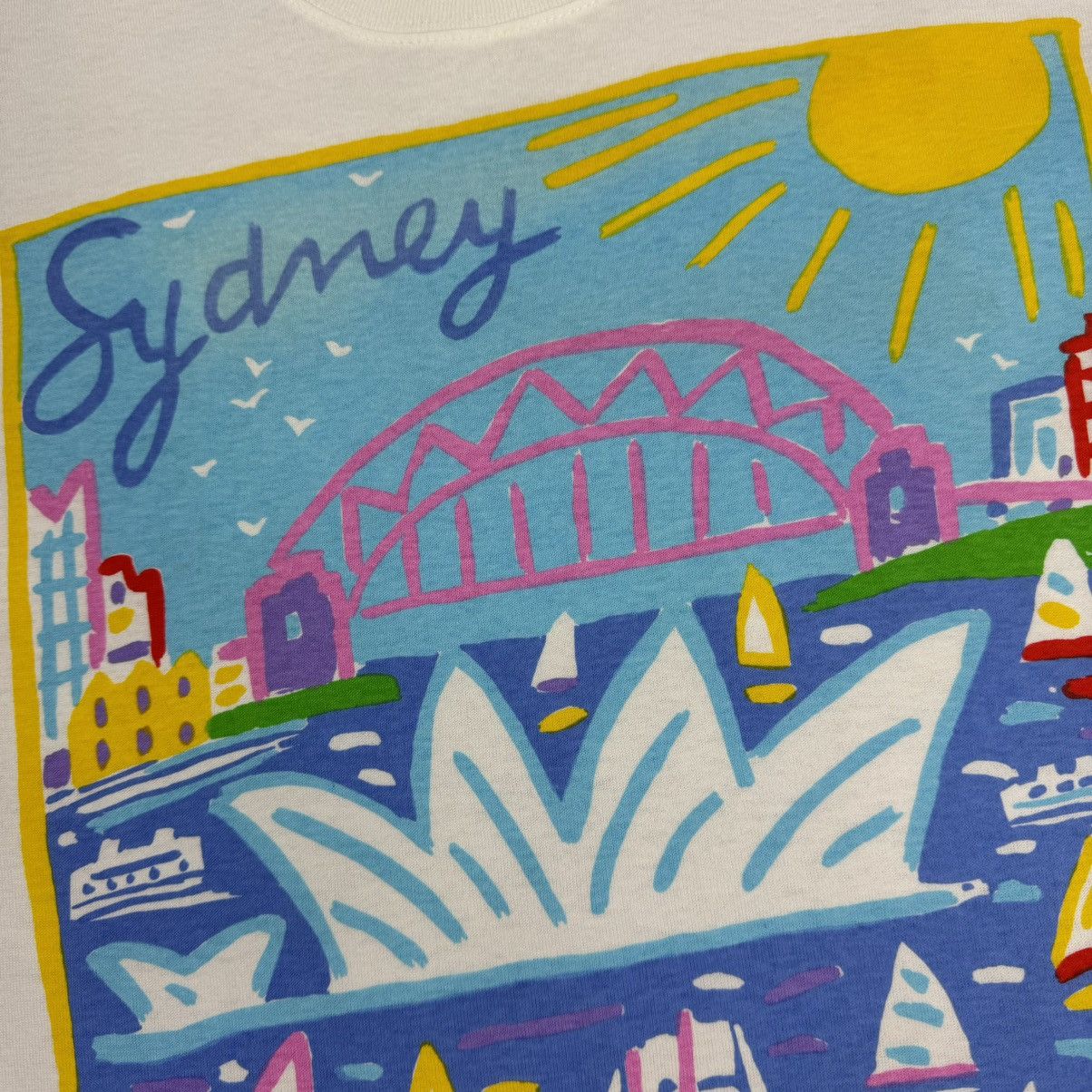 Vintage Vintage Art by Ken Done Sydney Graphic T-shirt Size US S / EU 44-46 / 1 - 7 Thumbnail