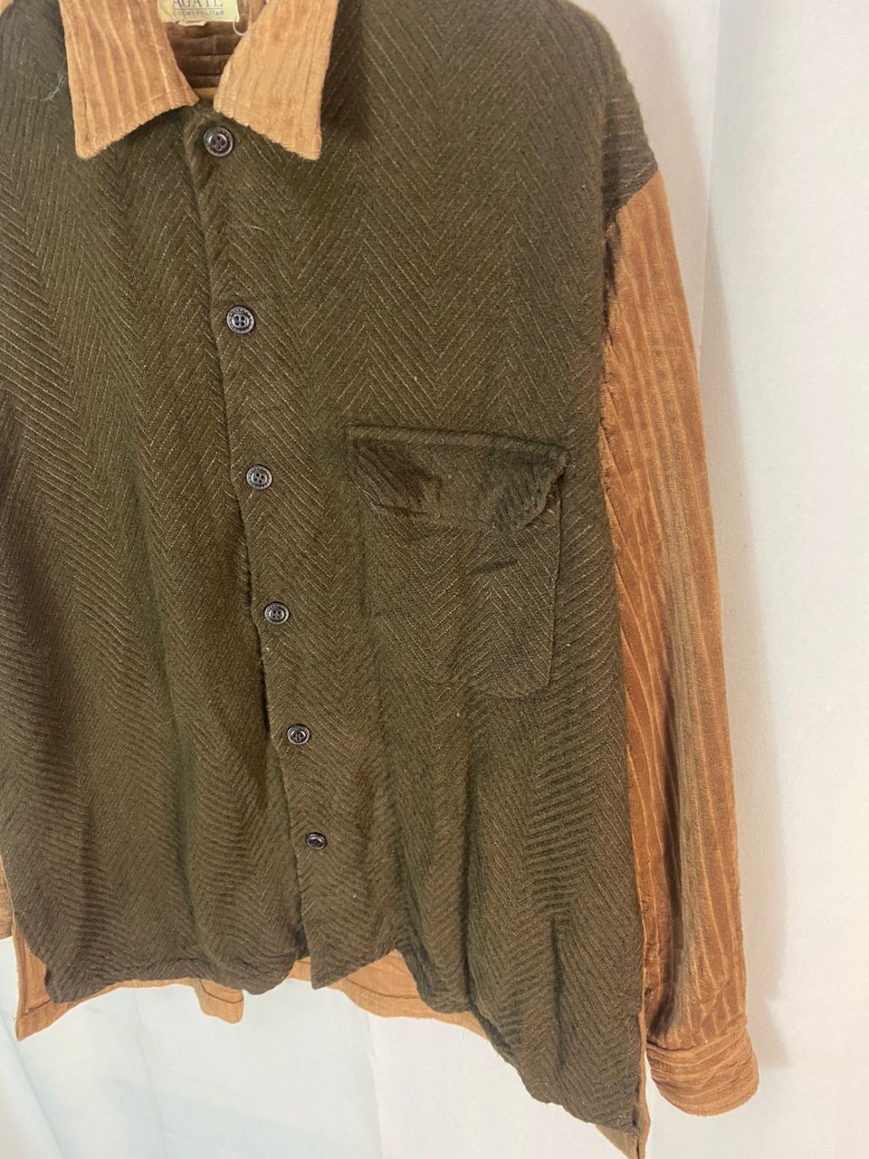 Japanese Brand Agate cosmopolitan button up cudroy/wool shirt Size US L / EU 52-54 / 3 - 3 Thumbnail