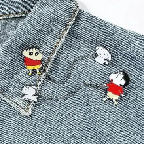 Jewelry Crayon Shin-Chan Lapel Pin Size ONE SIZE - 1 Thumbnail