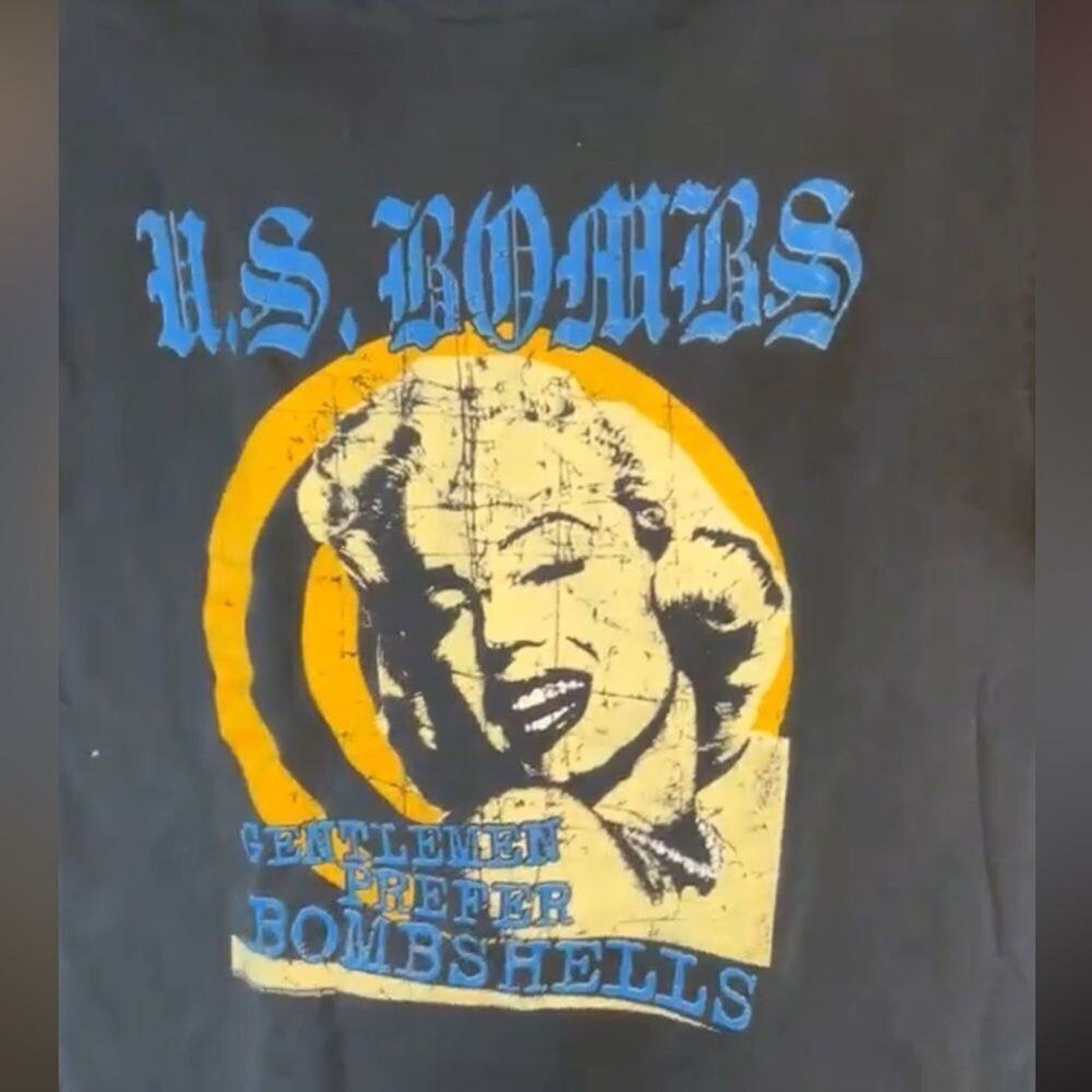 Other U.S. BOMBS Marilyn Monroe Punk Band T-Shirt, Size Medium Size US M / EU 48-50 / 2 - 4 Thumbnail