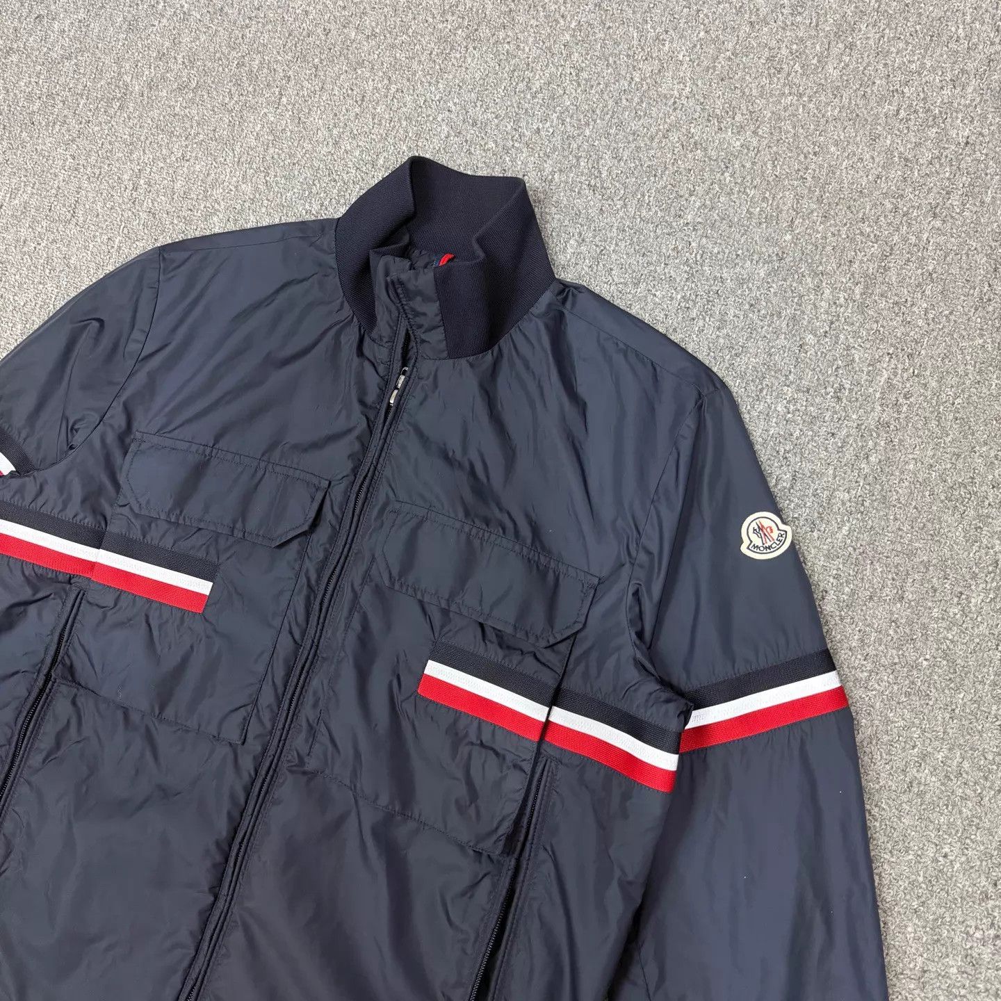 Moncler Moncler Navy Blue Logo Jacket Size 4 99 New Size S / US 4 / IT 40 - 3 Thumbnail
