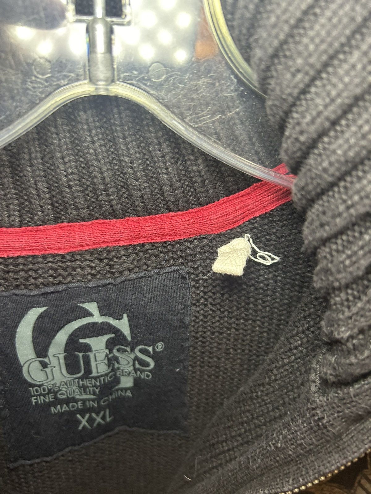 Guess Vintage Guess Jeans USA gothic crest knit turtleneck Size US XL / EU 56 / 4 - 5 Thumbnail