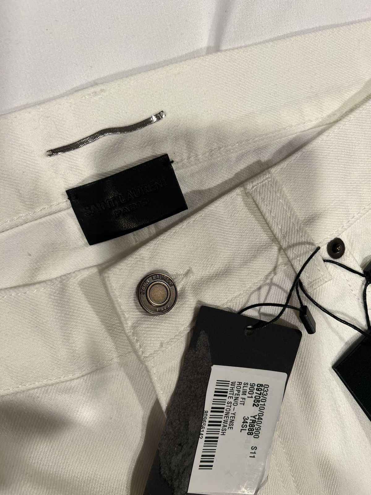 Saint Laurent Paris Saint Laurent men’s denim pants. 50/34. $1290 Size US 34 / EU 50 - 4 Thumbnail