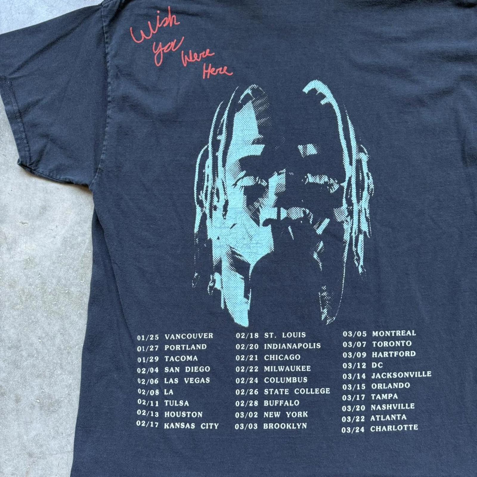Travis Scott Travis Scott Astroworld “Wish You Were Here” Tour T-shirt Size US L / EU 52-54 / 3 - 4 Thumbnail