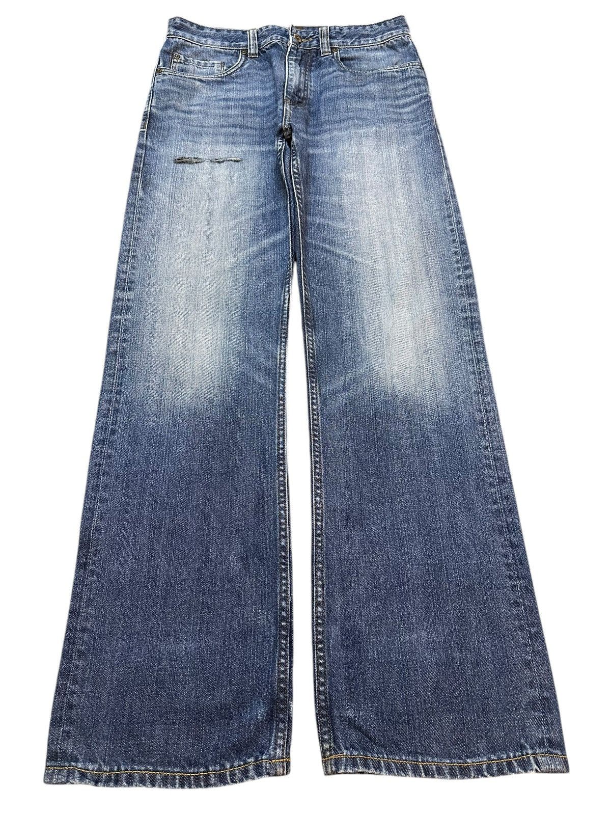 Timberland Vintage Timberland Blue Faded Wash Distress Loose Jeans Size US 32 / EU 48 - 1 Thumbnail