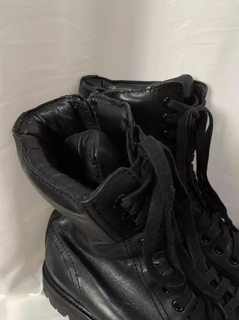 Yohji Yamamoto Yohji Yamamoto Medieval Men's Black Side Zip Leather Boots Size US 8 / EU 41 - 4 Thumbnail