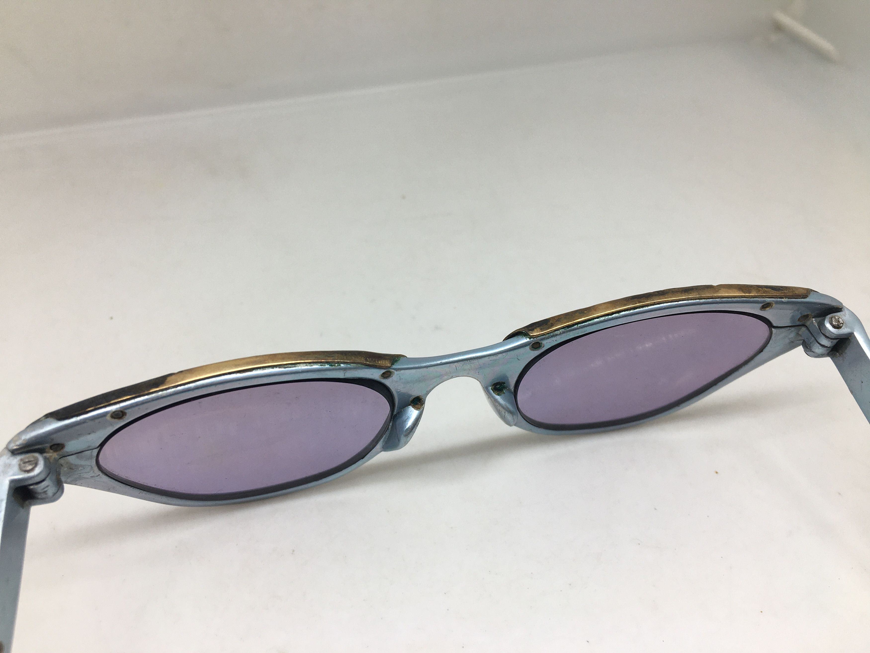 Vintage Vintage 50s TURA Woman Aluminum Brown Cateye Sunglasses Size ONE SIZE - 11 Thumbnail