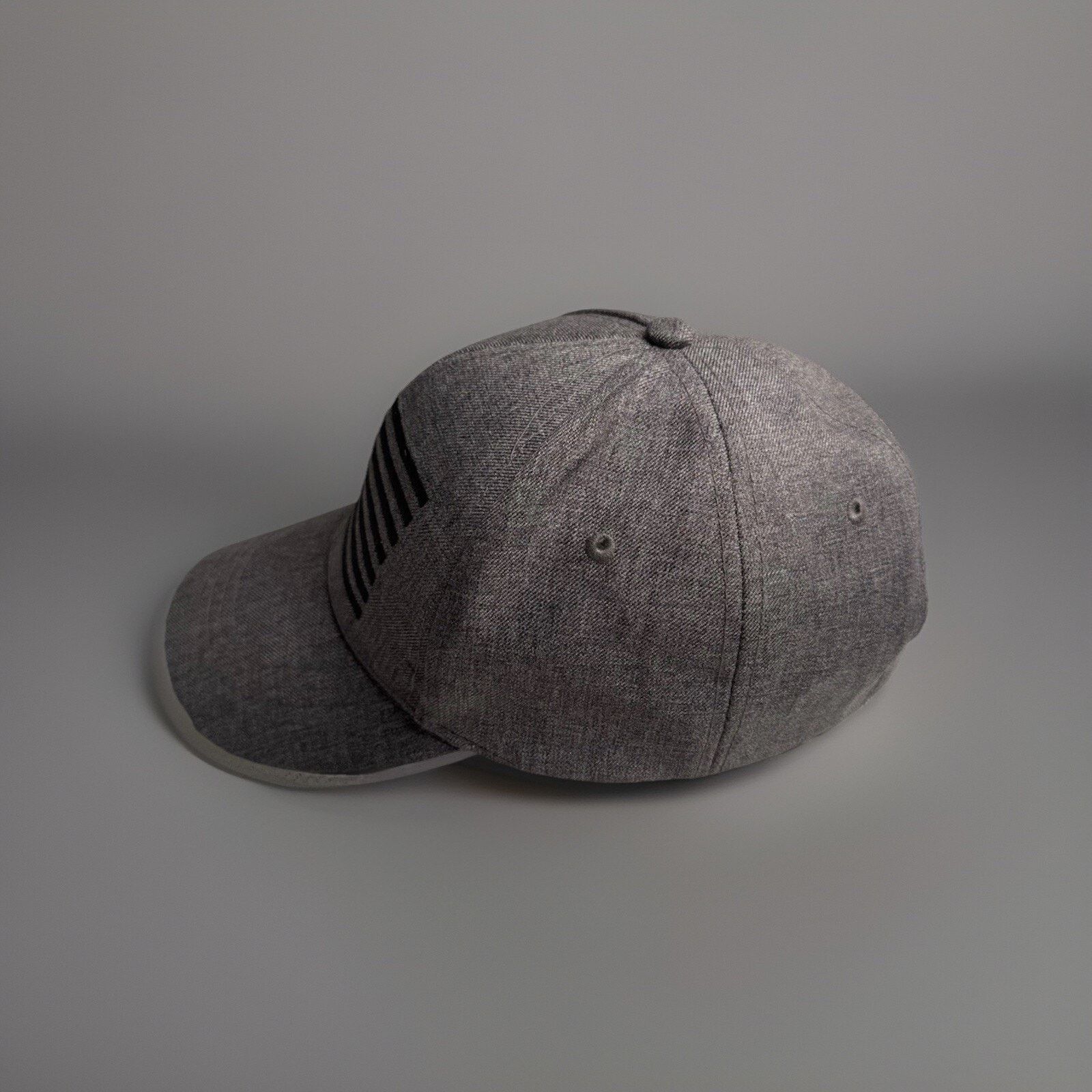 & Other Stories USA Flag Hat Gray Black Military Army Trucker Embroidered Size ONE SIZE - 5 Thumbnail