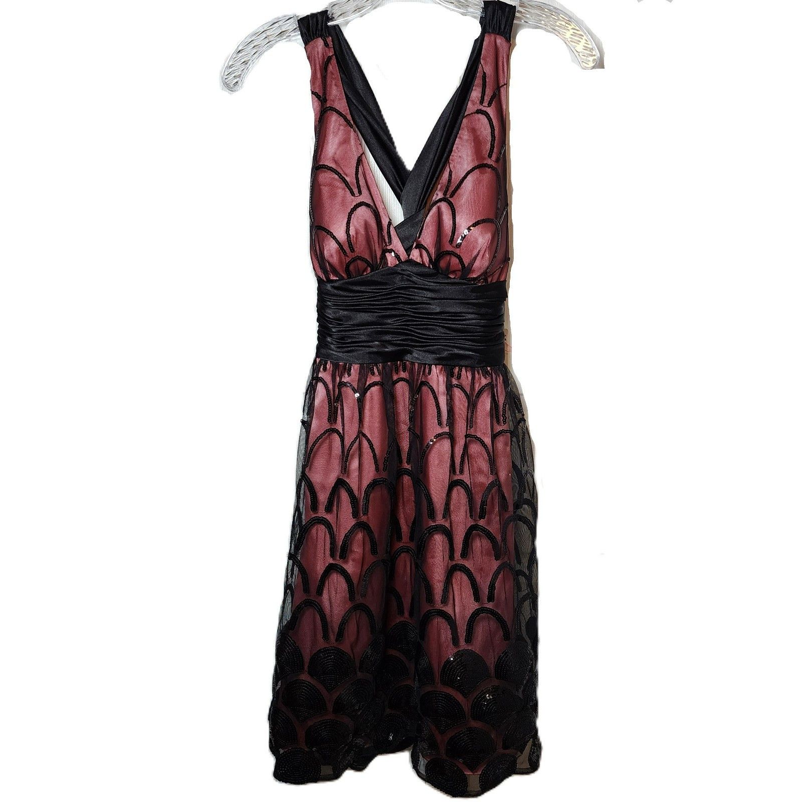 Adrianna Papell Adrianna Papell Dress 2 | Black & White Sequin | NWT Cockta  | Grailed