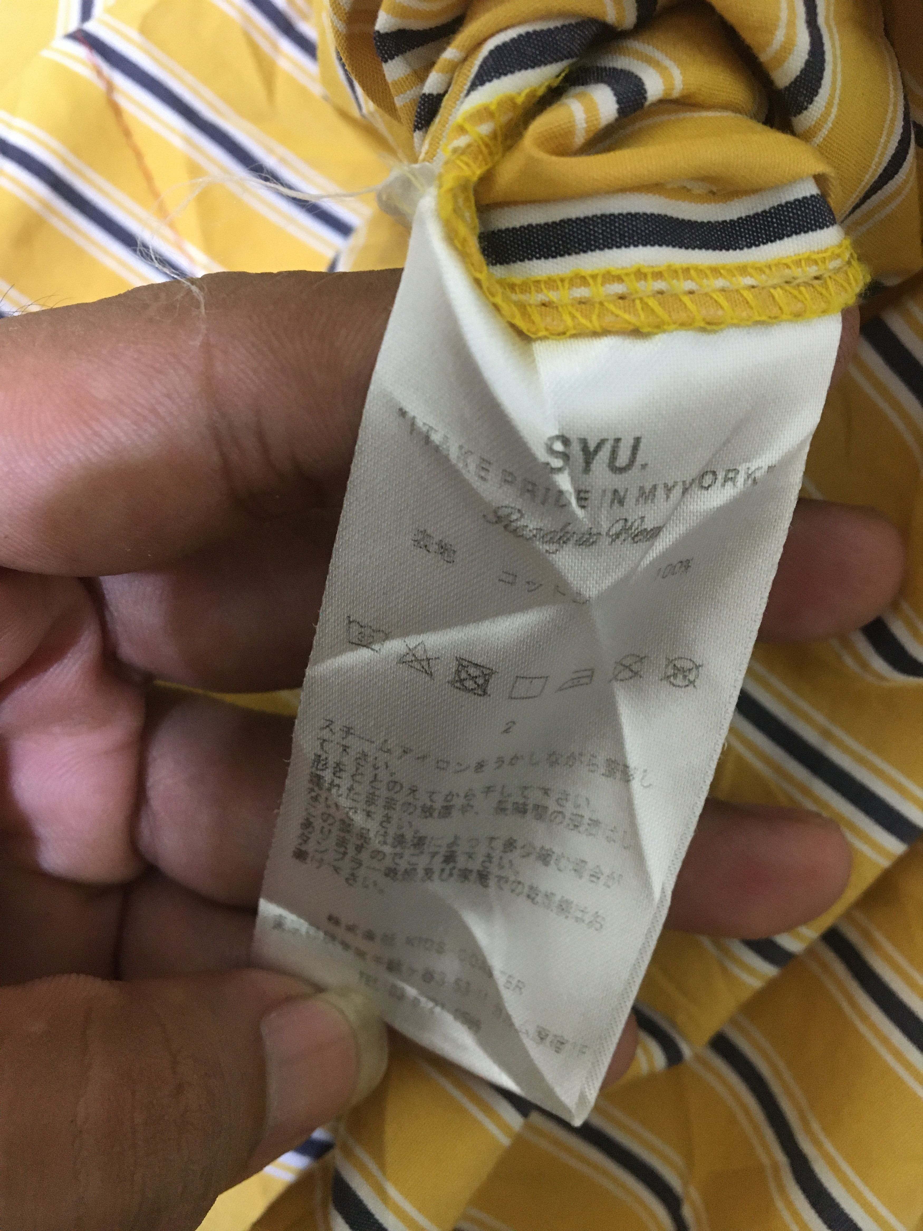 Japanese Brand SYU l Take Pride In My Work (Button Ups) Size US M / EU 48-50 / 2 - 10 Thumbnail