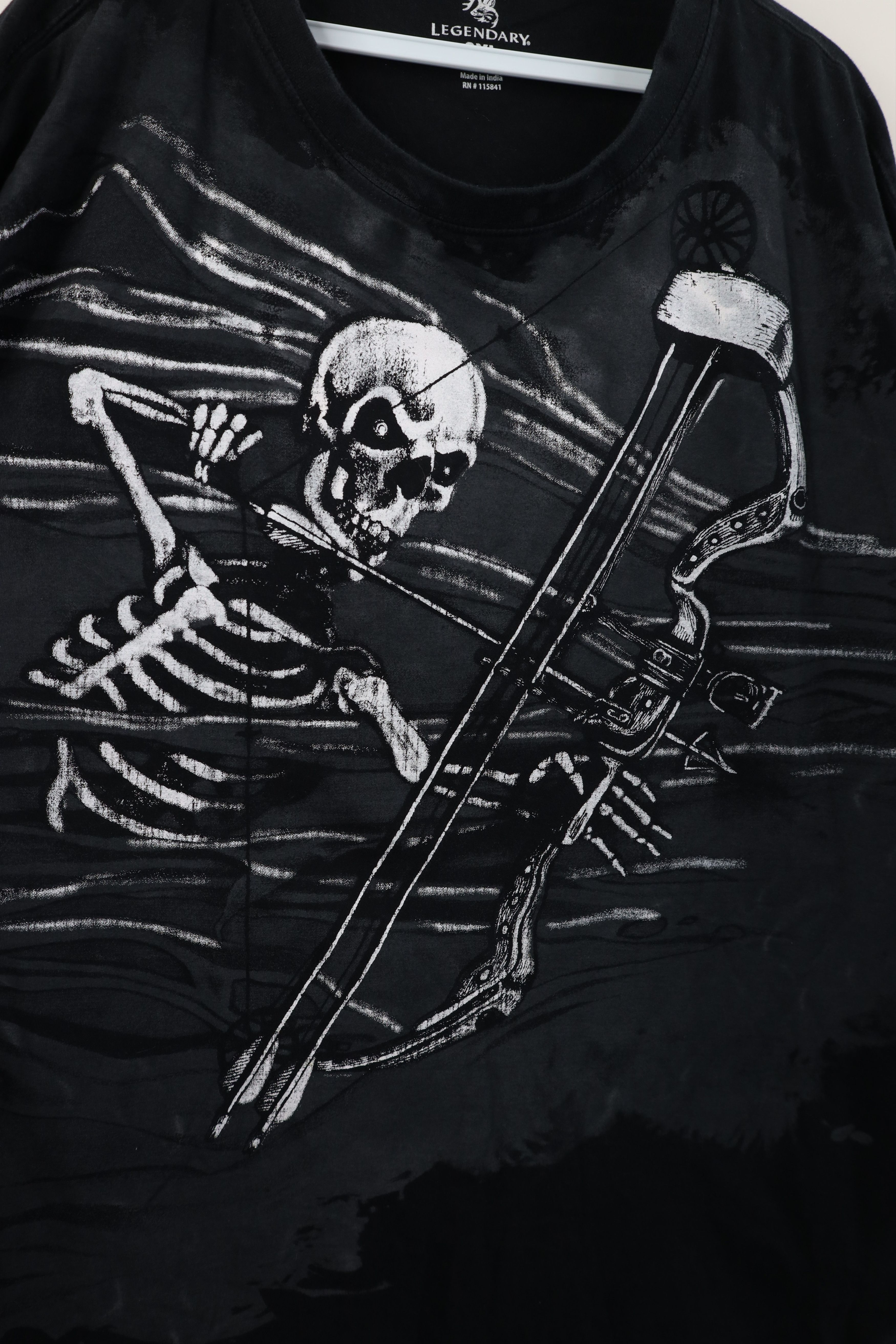 Vintage Vintage Y2K Streetwear Hunting Skeleton Long Sleeve T-Shirt Size US XXL / EU 58 / 5 - 4 Thumbnail