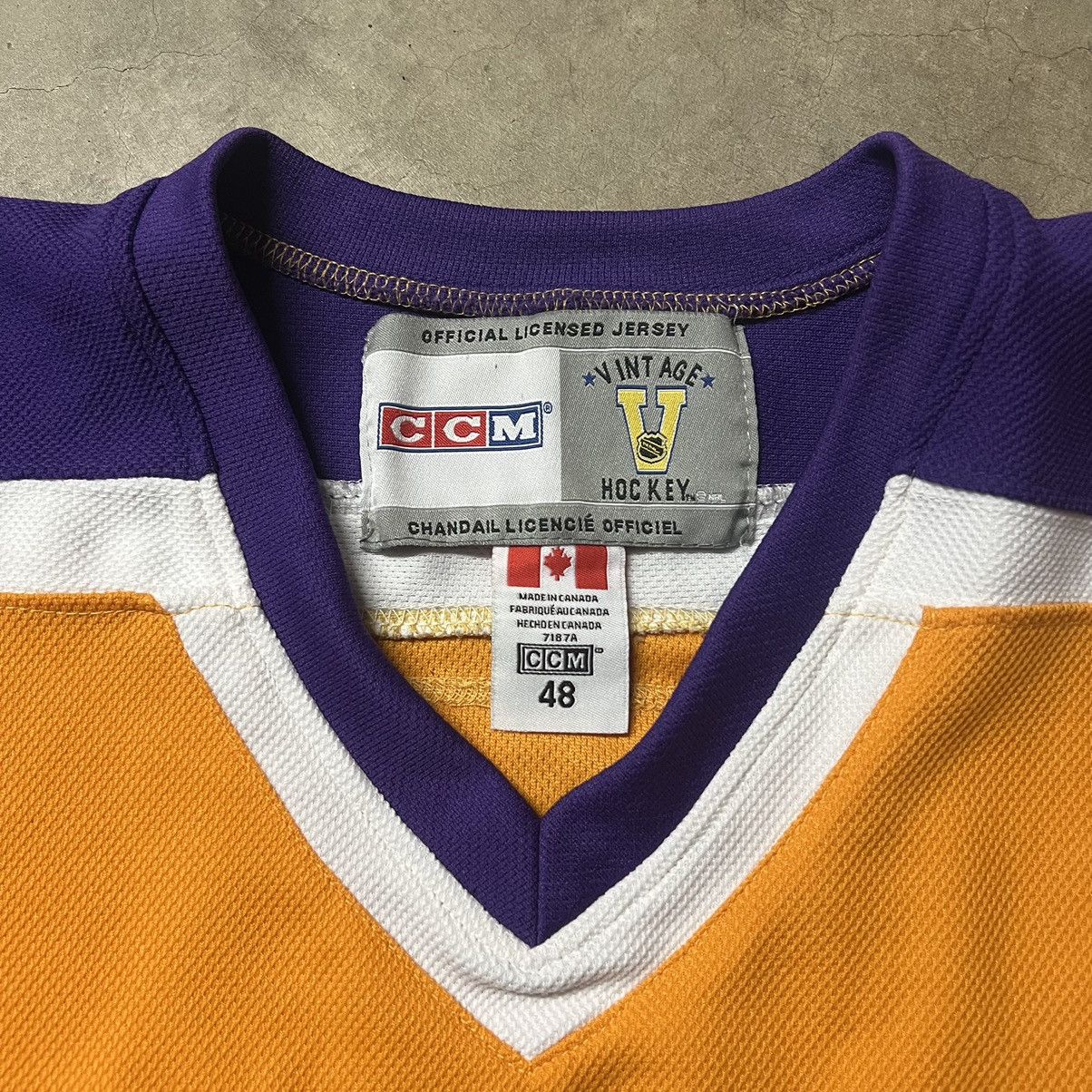 Ccm × Vintage Vintage 90’s Los Angeles Kings J. Quick #32 Hockey Jersey Size US XL / EU 56 / 4 - 4 Thumbnail