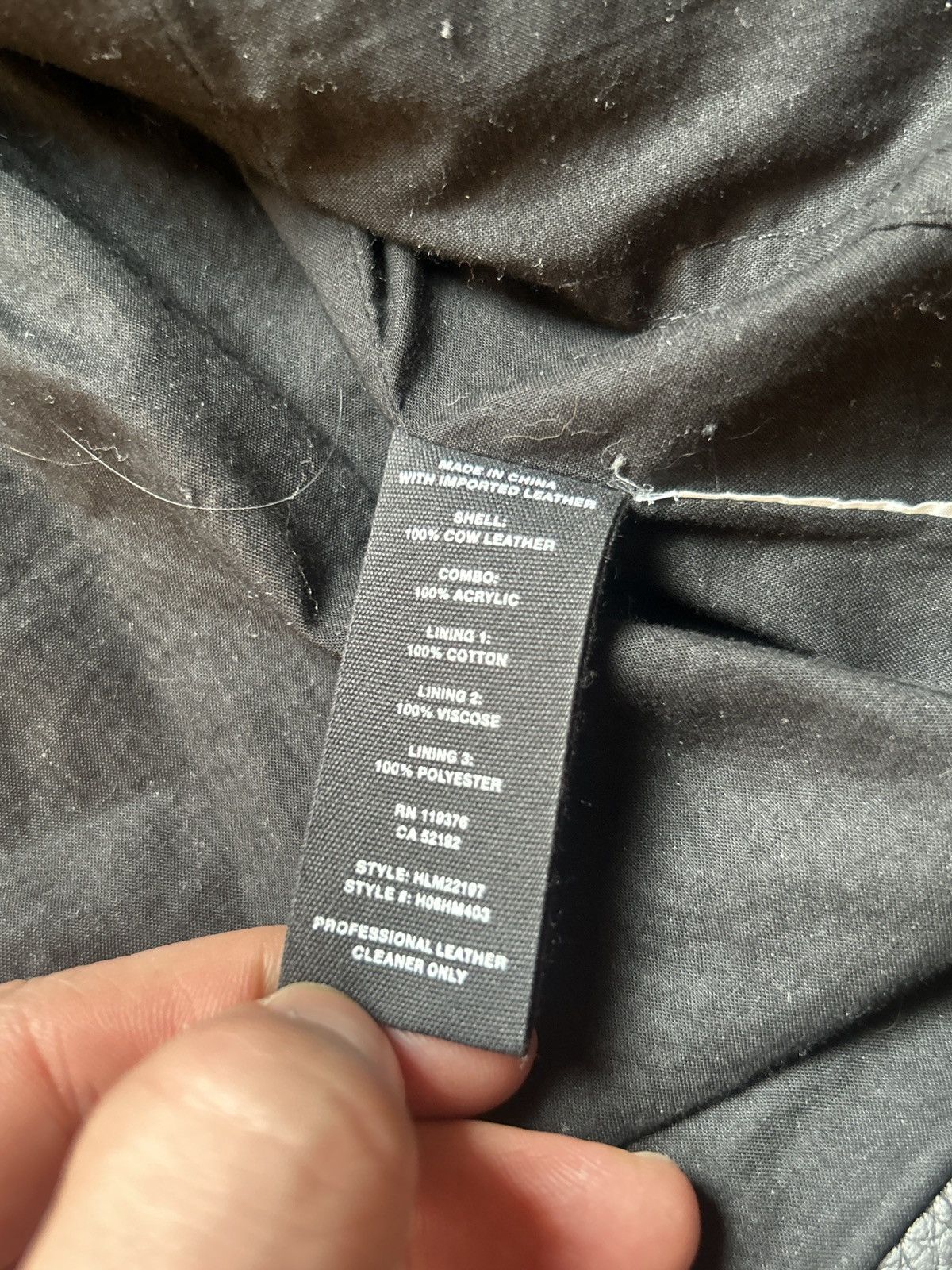 NEW | *SAMPLE* SS23 TYRONE WAXED COMBO DENIM BLACK AS SAMPLE