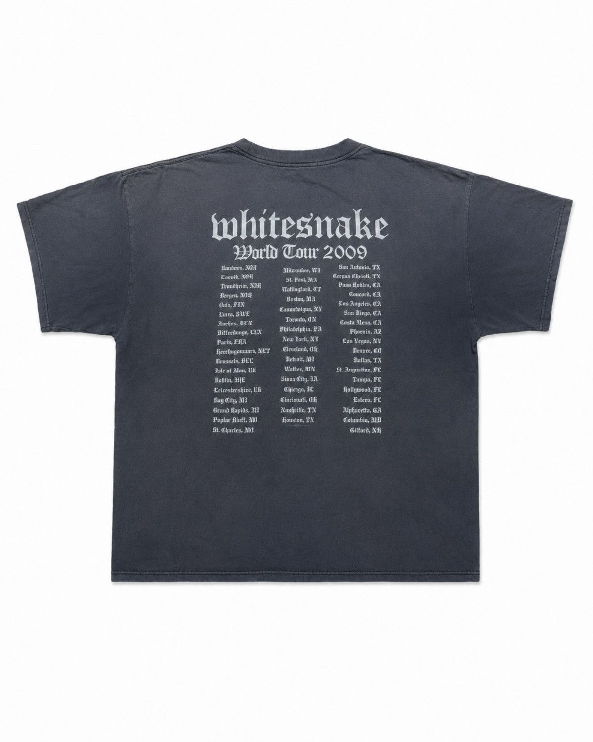Band Tees Whitesnake World Tour 2009 Band Tee Size US XXL / EU 58 / 5 - 2 Thumbnail