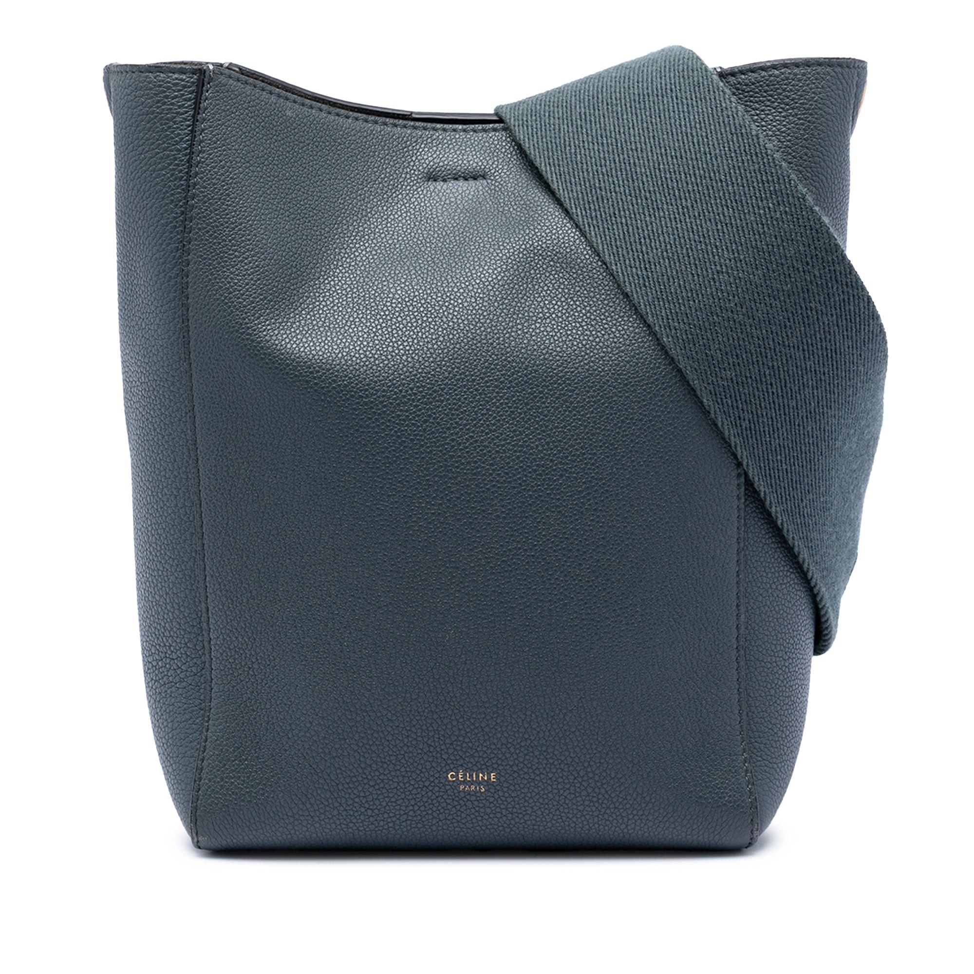 Celine Small Soft Grained Calfskin Seau Sangle Bucket Bag Size ONE SIZE - 1 Thumbnail