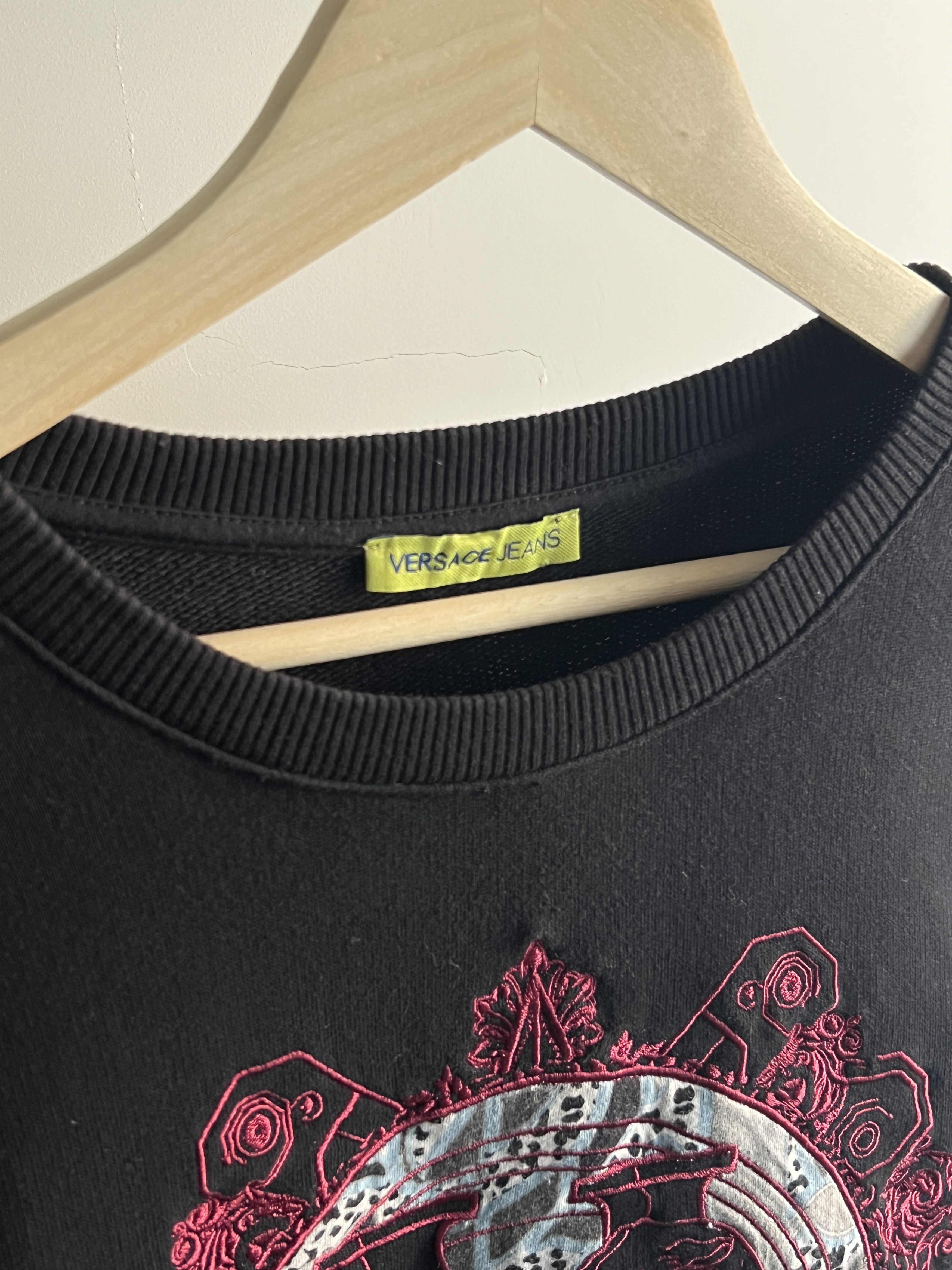 Versace × Versace Jeans Couture × Versus Versace Versace Jeans Men's Sweatshirt Knitwear Size US XL / EU 56 / 4 - 2 Thumbnail