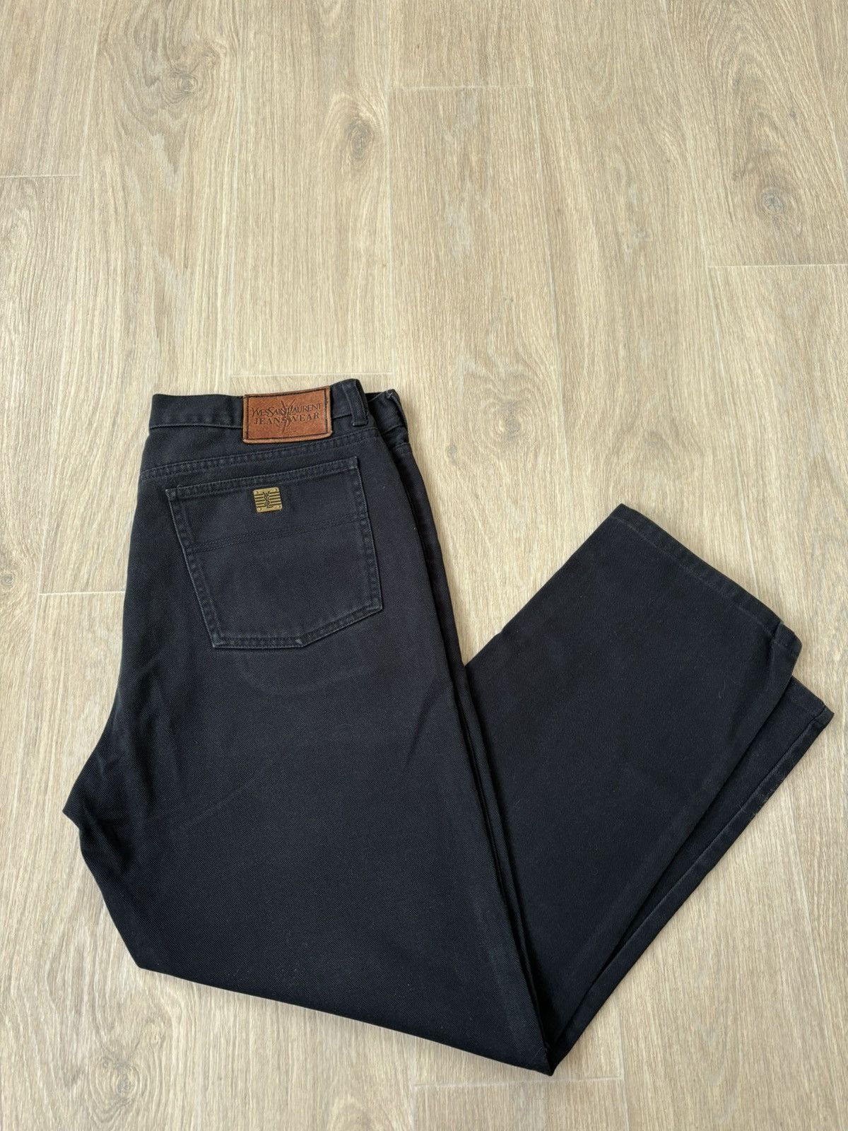 image of Vintage YSL Jeans 90's in Black, Men's (Size 36)