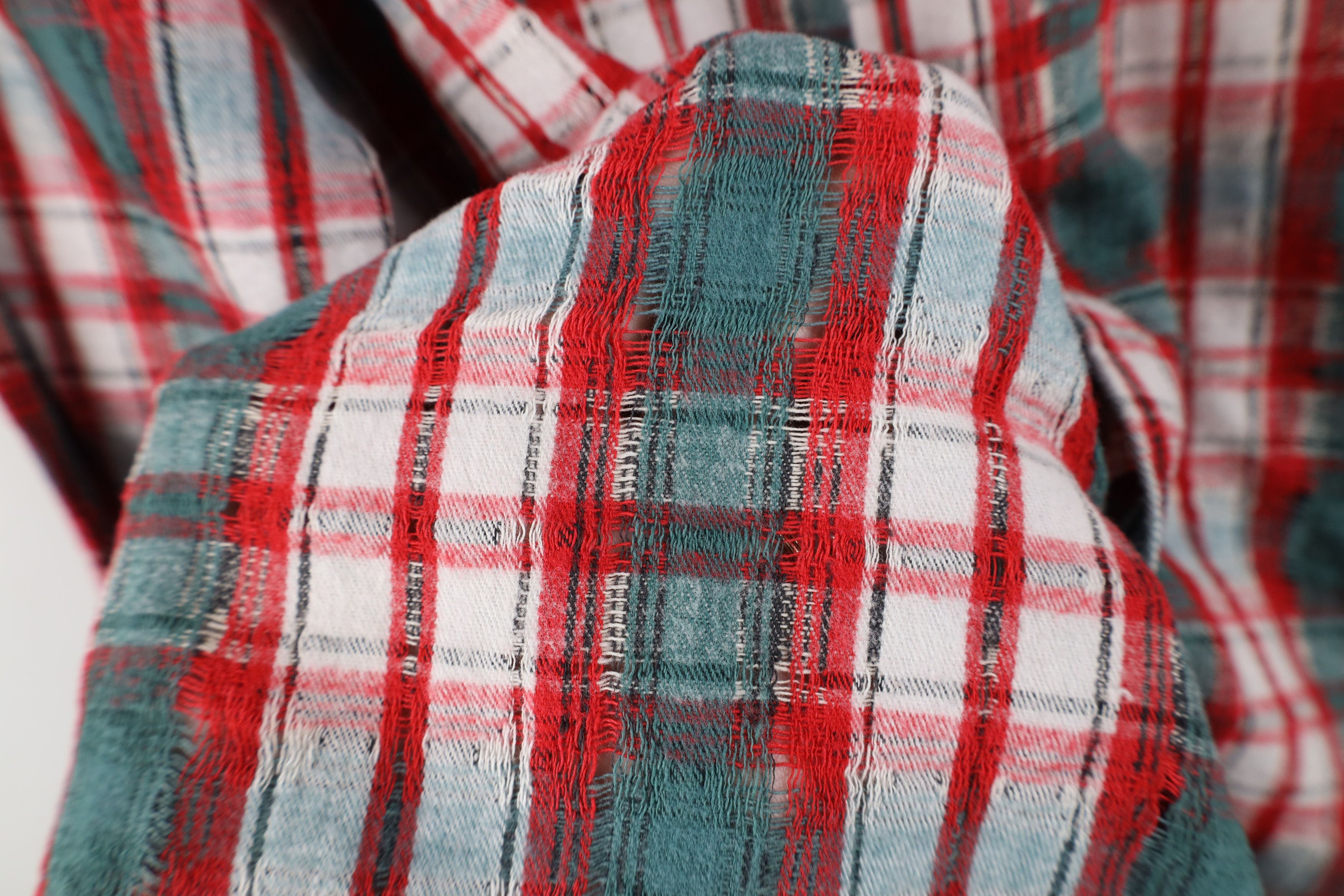 Vintage Vintage 70s Streetwear Gauzy Cotton Flannel Button Shirt Size US M / EU 48-50 / 2 - 8 Thumbnail