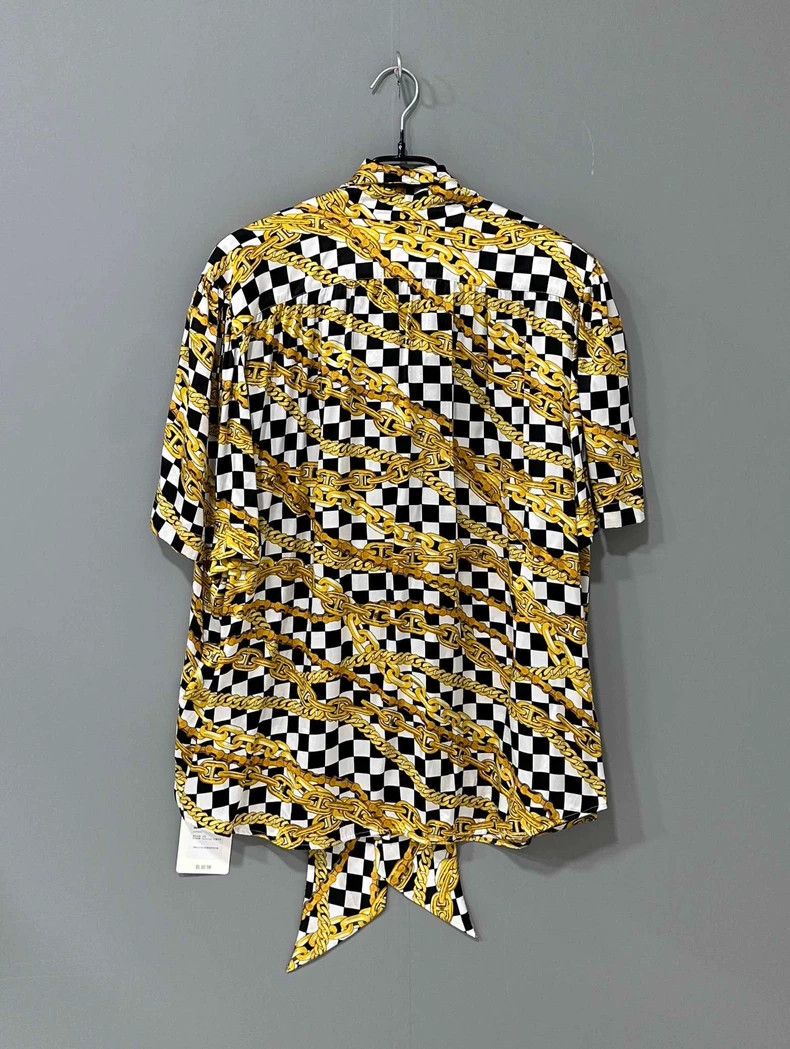 Balenciaga Balenciaga size 34 Chain silk ribbon shirt Size XS / US 0-2 / IT 36-38 - 3 Thumbnail