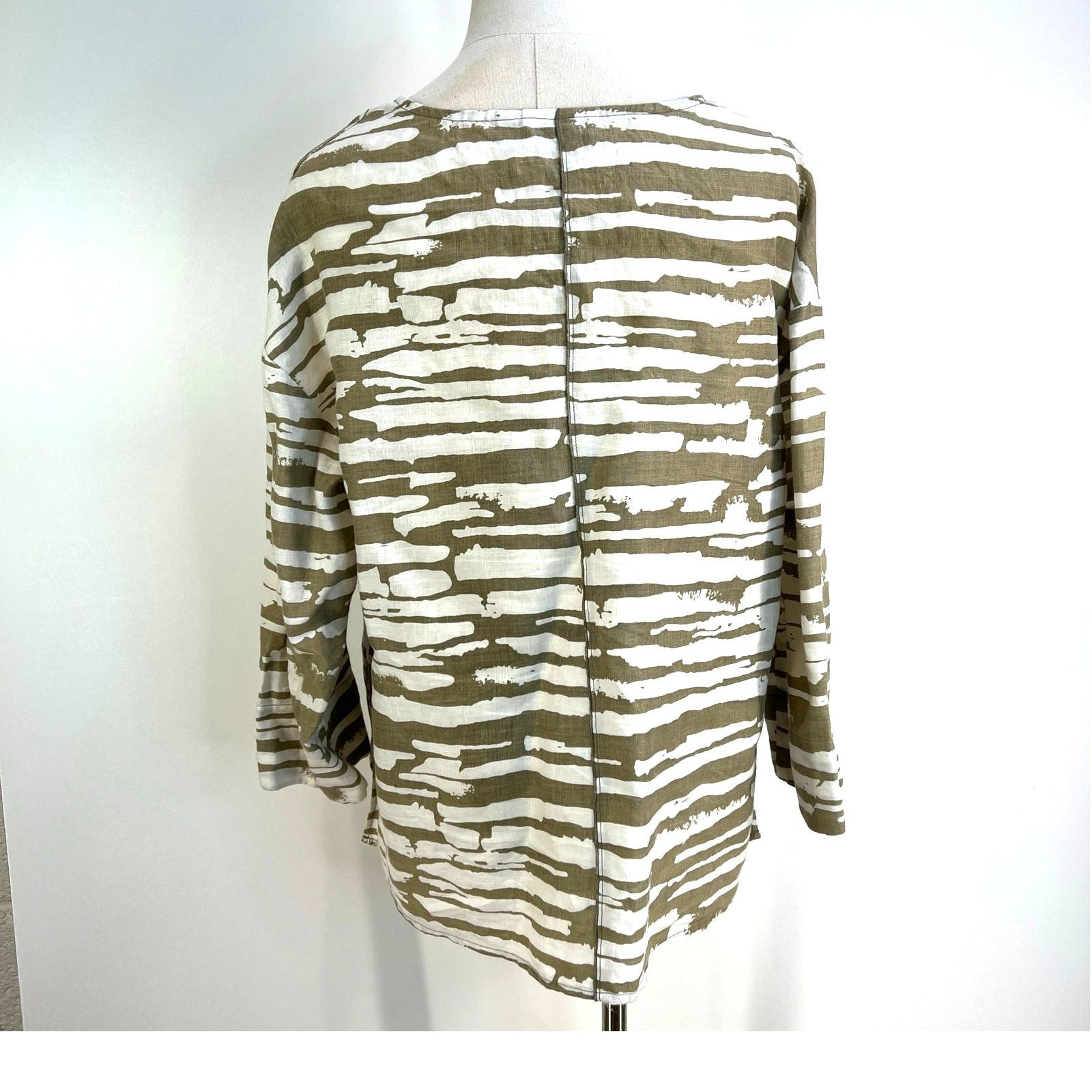 Habitat Habitat Linen Printed Top Stripes Size M / US 6-8 / IT 42-44 - 8 Thumbnail