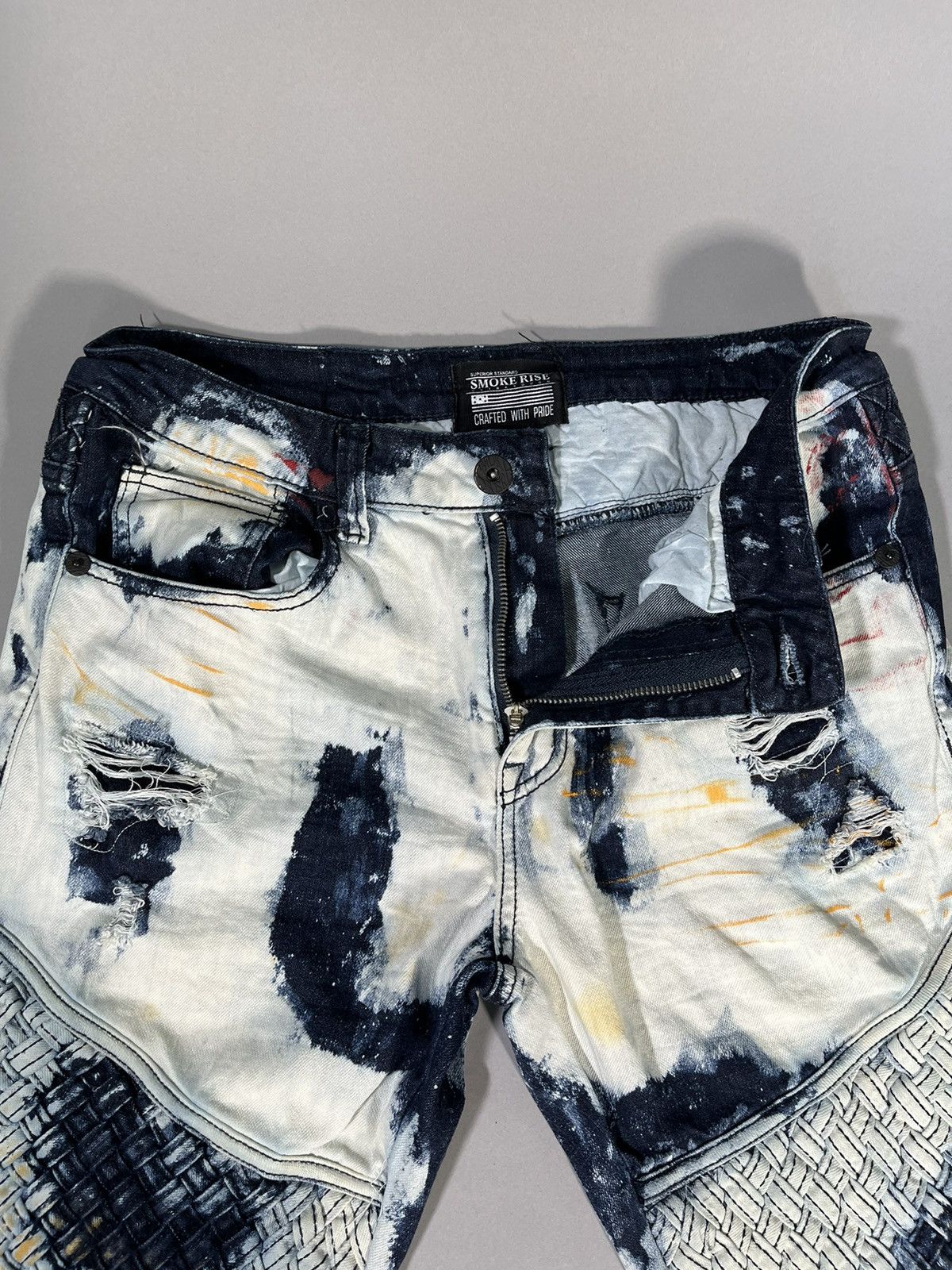 Smoke Rise Smoke Rise Denim Ugly Y2K Cyber Grunge Jeans Size US 32 / EU 48 - 3 Thumbnail