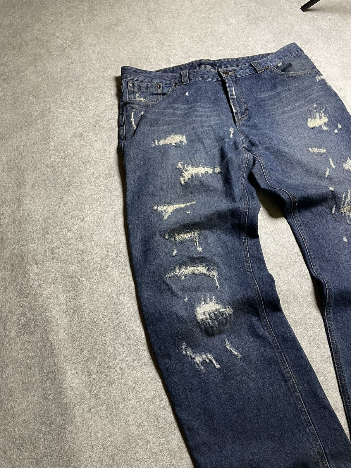 If Six Was Nine LGB IfSixWasNine Vintage Bootcut Distress Faded Jeans Size US 38 / EU 54 - 2 Thumbnail