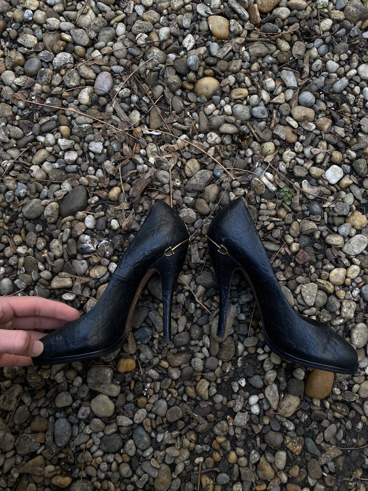 Gucci × Tom Ford × Vintage Gucci by Tom Ford Monogram Heels Size US 8 / IT 38 - 2 Thumbnail