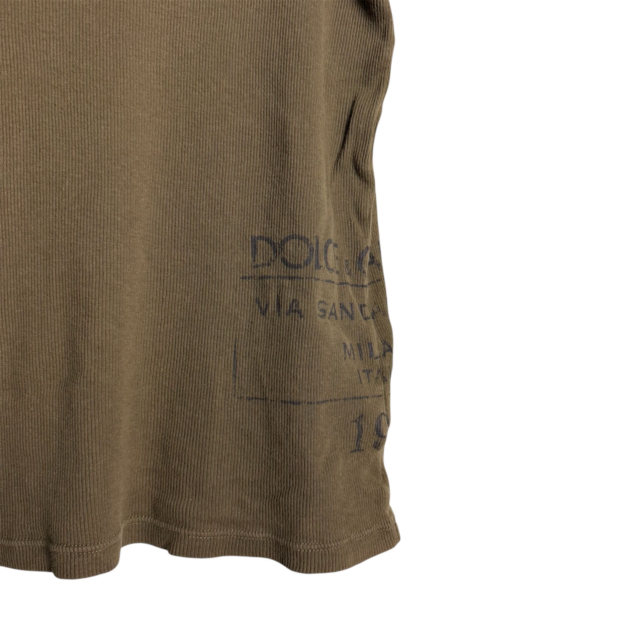 Dolce & Gabbana 🔥RARE🔥Vintage Dolce & Gabbana Underwear Ribbed T-shirt Size US M / EU 48-50 / 2 - 2 Thumbnail